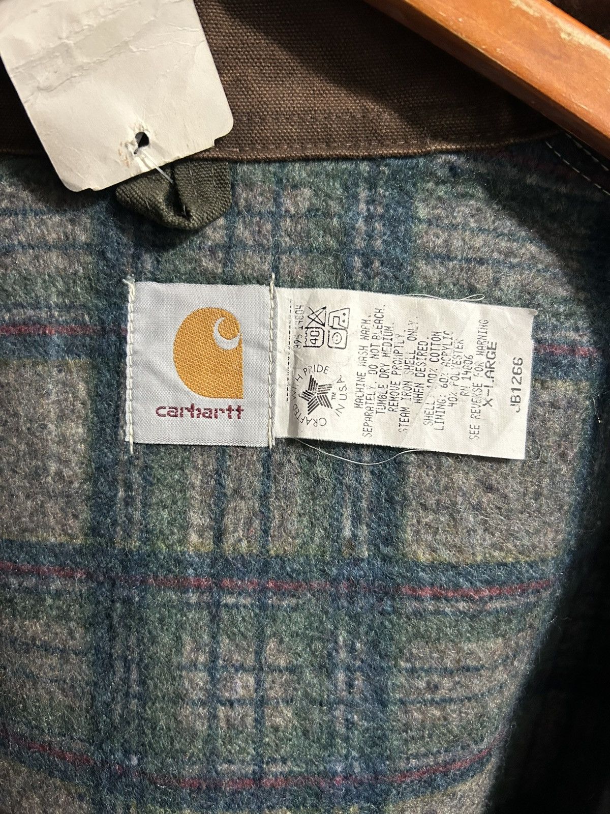Carhartt 1995 Carhartt Detroit Dark Olive JB1266 Deadstock Size US XL / EU 56 / 4 - 7 Thumbnail