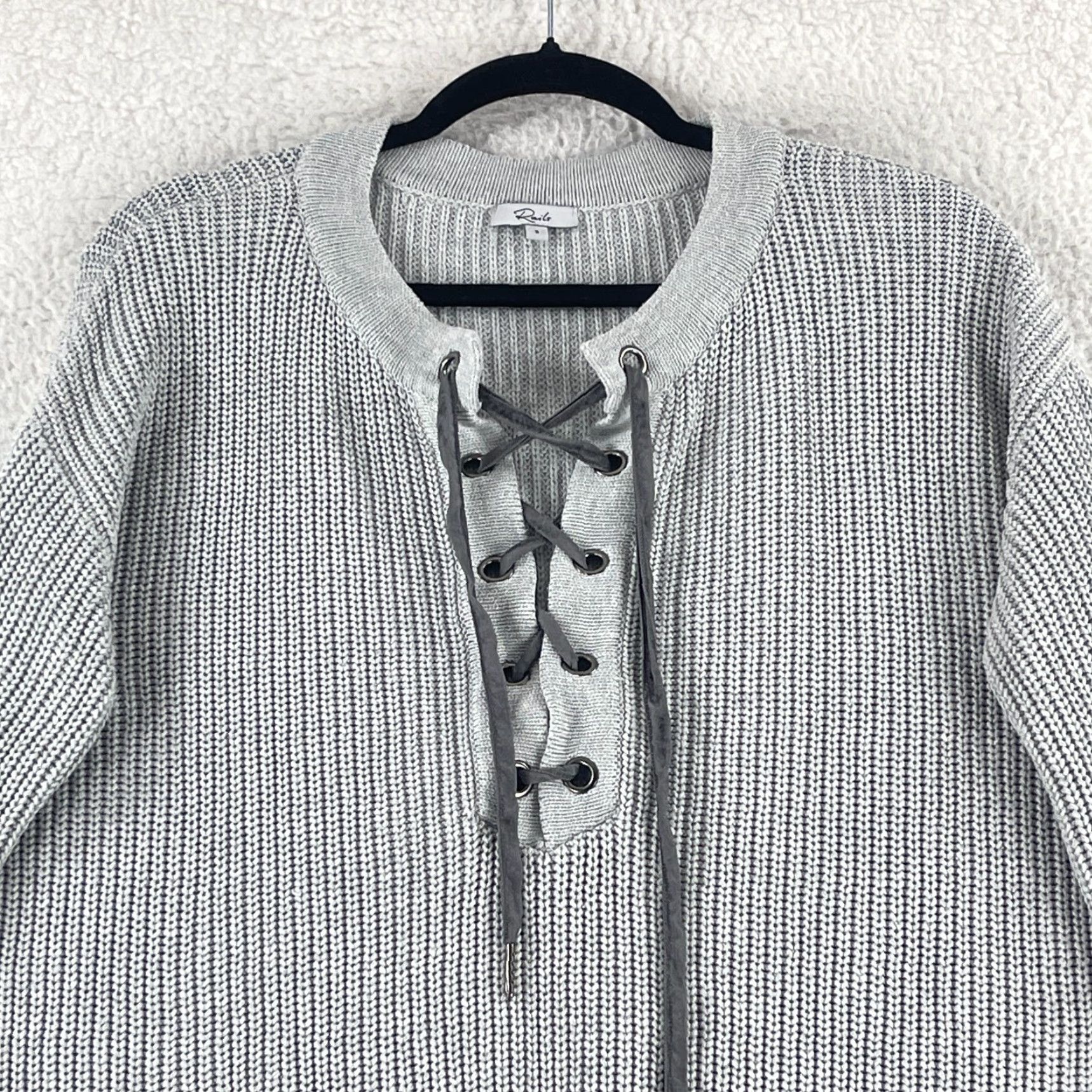 Rails Rails Sweater Womens Small Gray Long Sleeve Pullover Heavy Knit Vintage? Size S / US 4 / IT 40 - 3 Thumbnail