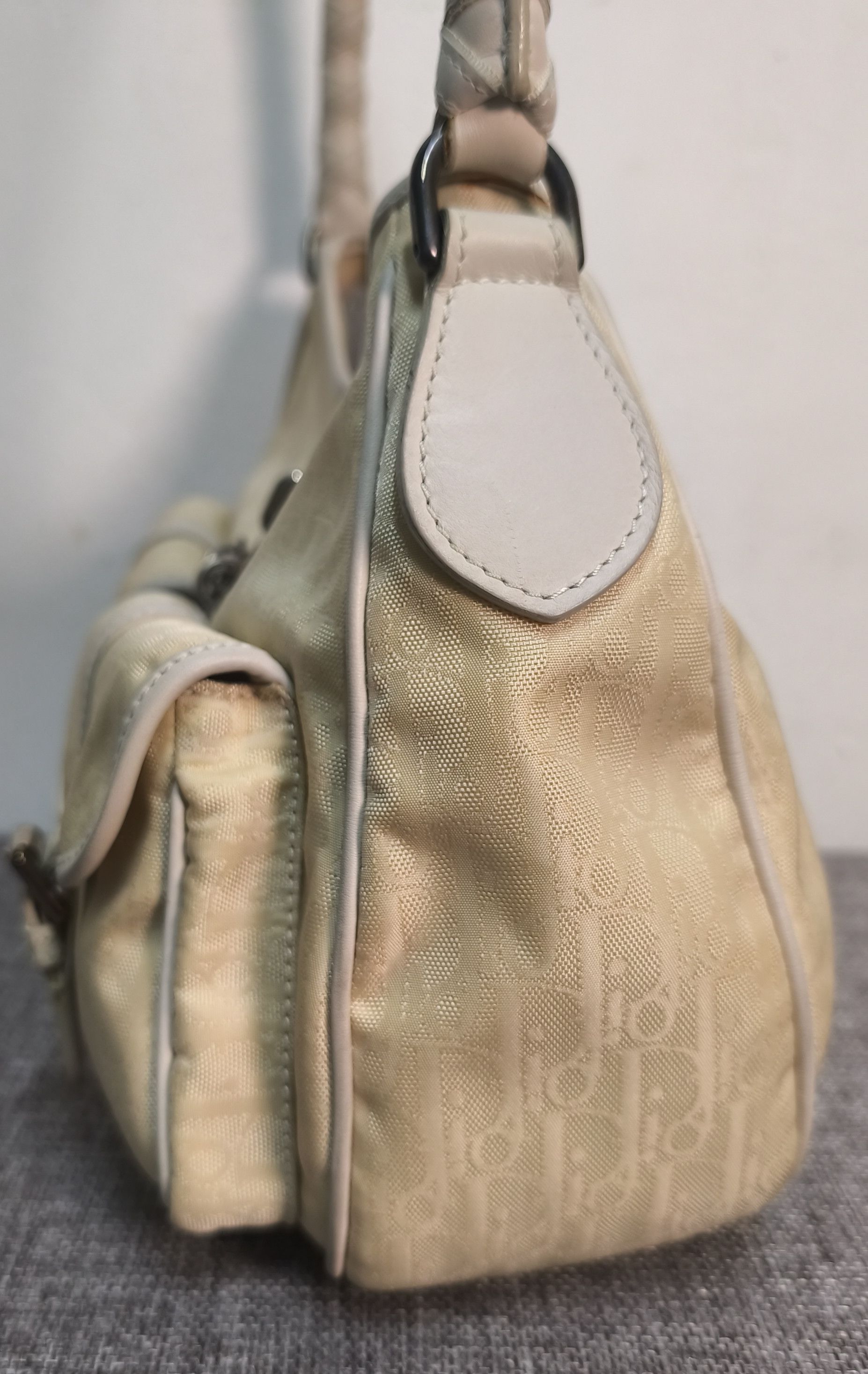 Dior Christian Dior 2007 Shoulder Bag Cream- John Galliano Size ONE SIZE - 4 Thumbnail