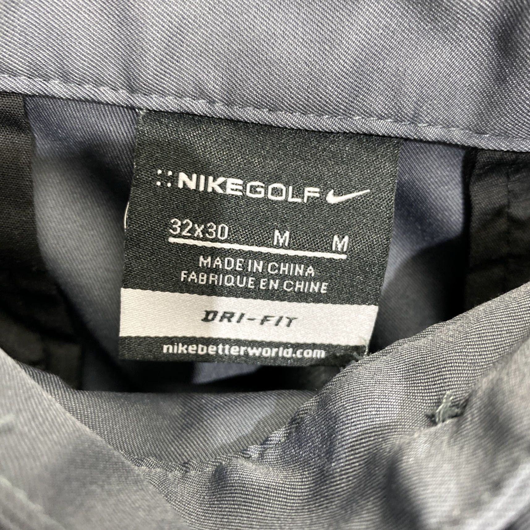 Nike Nike Golf Pants Men 32X30 Straight Leg Regular Gray Dry Fit Outdoor Chino 5-Pocket Embroidered Logo Nike Shirt? Size US 32 / EU 48 - 6 Thumbnail