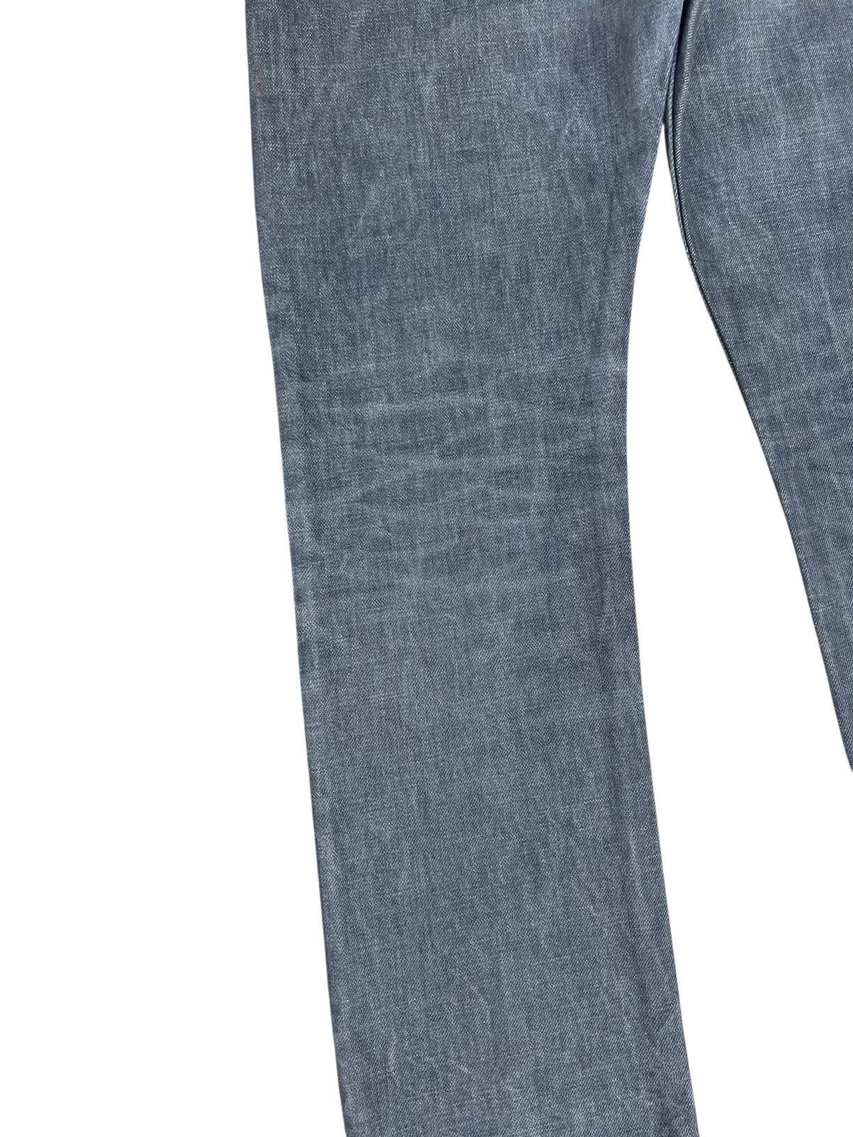Vintage Helmut Lang Italian Cut Faded Mud Grey Denim Jeans