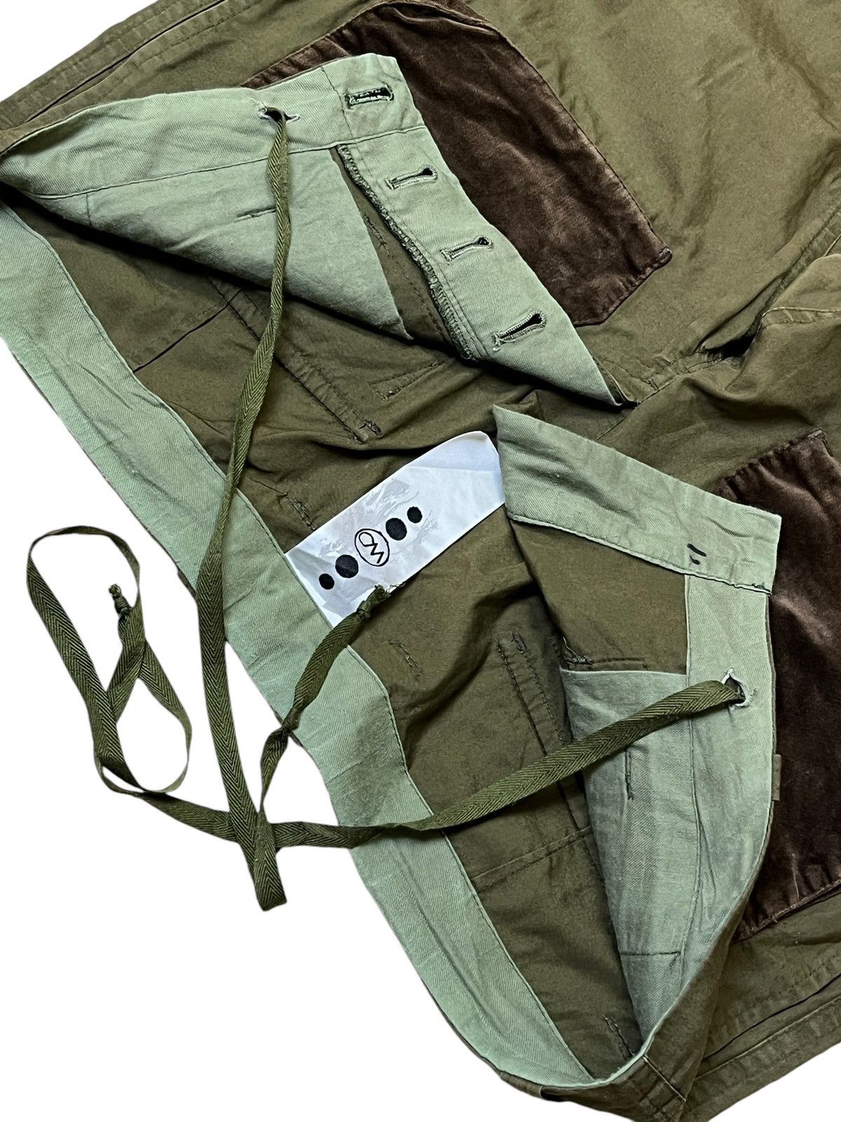 Japanese Brand SICK🔥JAPANESE BRAND WOOD DOWN MULTIPOCKET BONDAGE PANTS Size US 34 / EU 50 - 11 Thumbnail