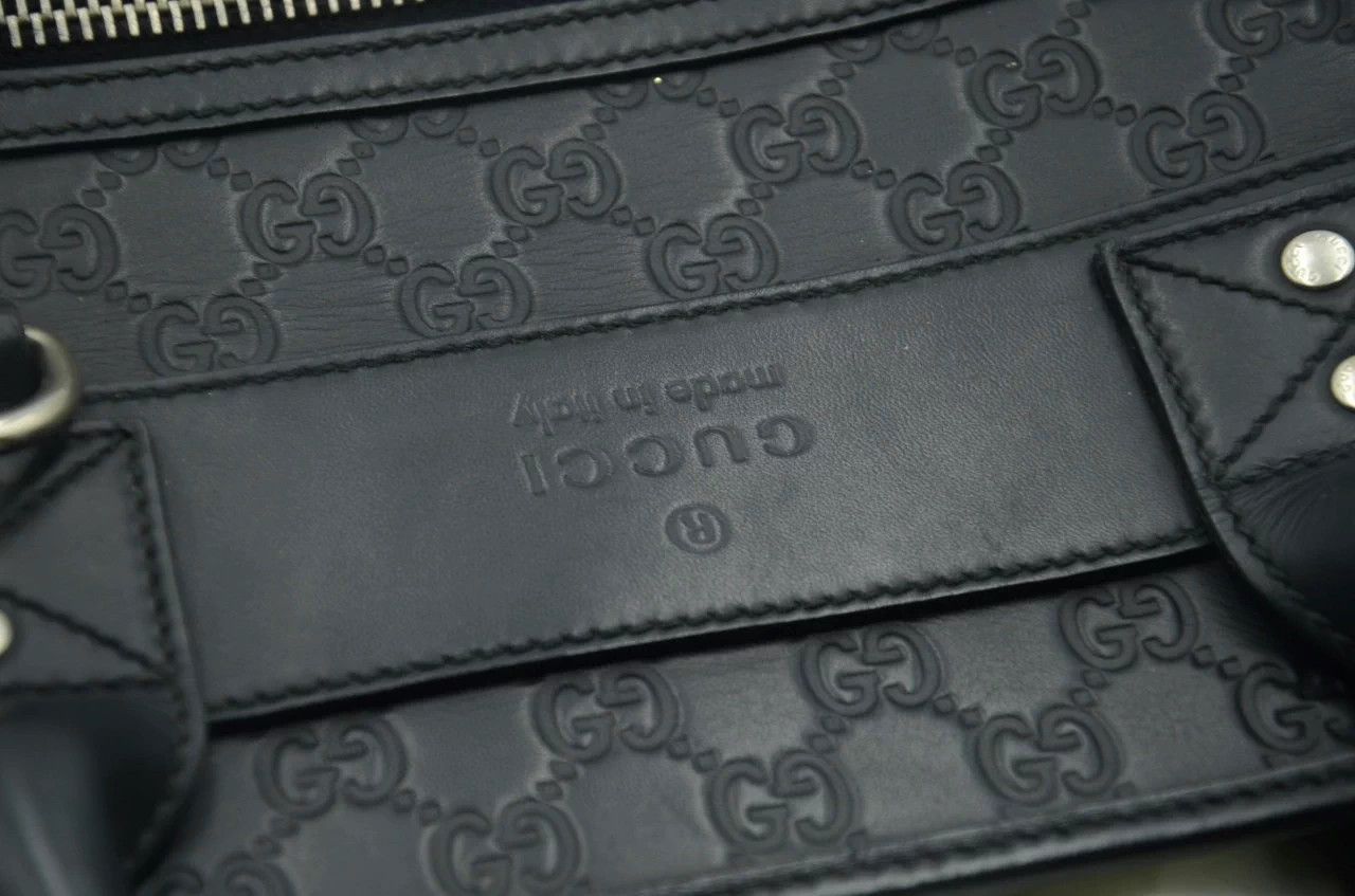 Gucci Gucci GG Supreme leather large black briefcase tote Size 42 - 3 Thumbnail