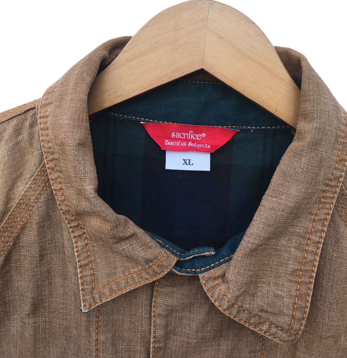 Japanese Brand Sacrifice Essential Subjects Multipocket Denim Works Jacket Size US L / EU 52-54 / 3 - 3 Thumbnail