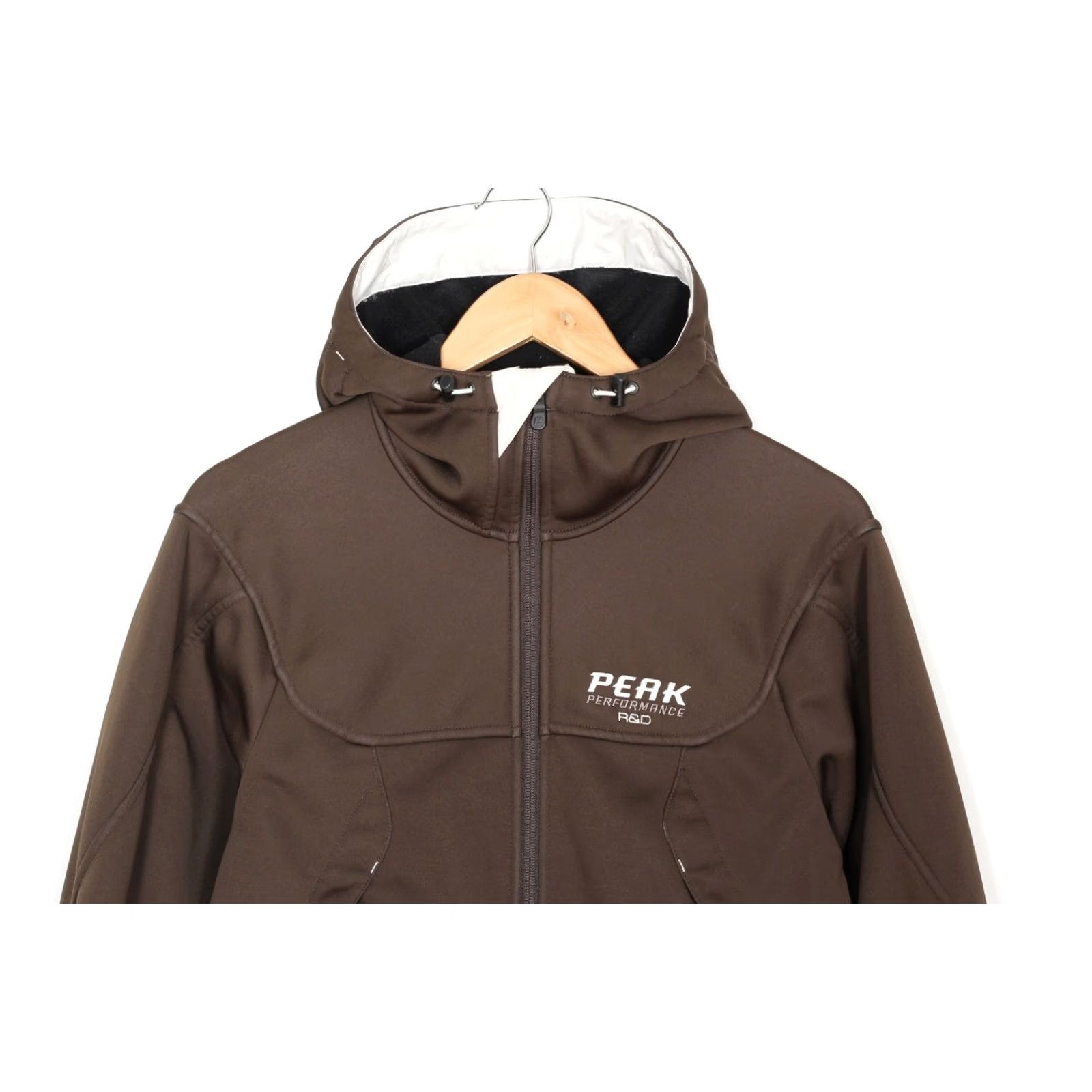 Peak Performance PEAK PERFORMANCE Soft Shell Hooded Jacket Men S Brown Breathable Windproof Jacket Size US S / EU 44-46 / 1 - 2 Thumbnail