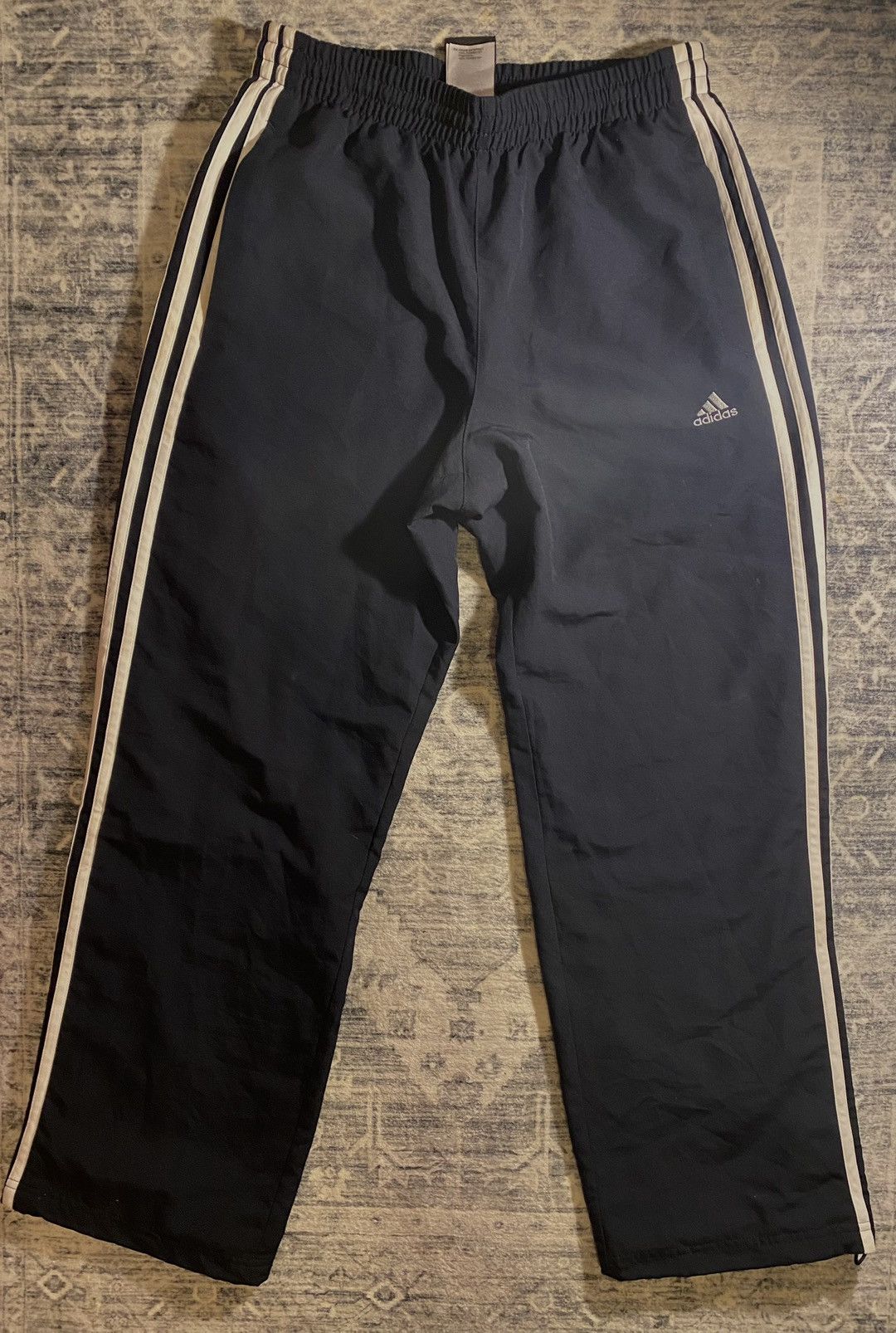 Adidas × Vintage Adidas Essentials 3-Stripes Woven Pants - Early 2000s Size US 32 / EU 48 - 2 Thumbnail