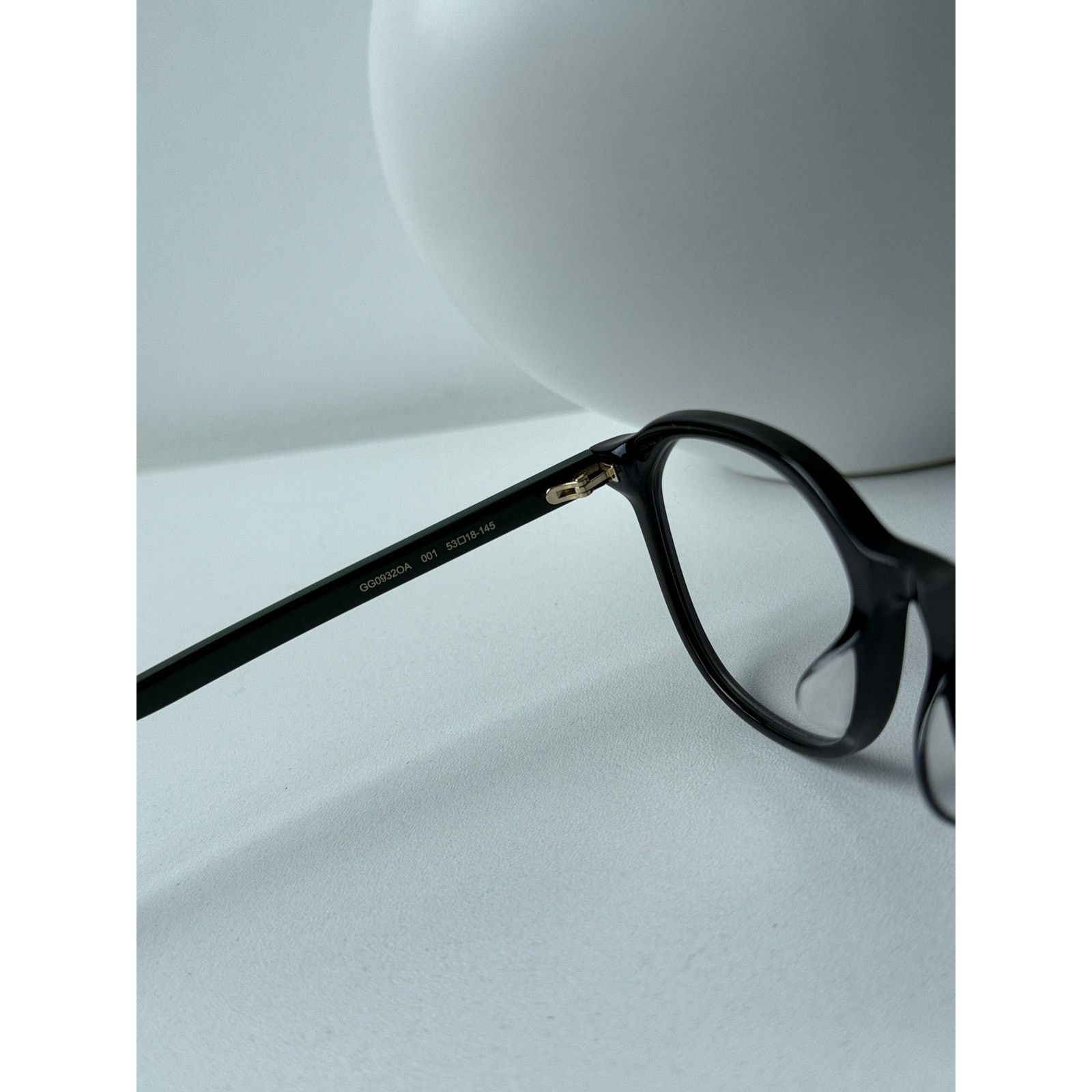 Gucci NEW Gucci GG0932OA Black Round Unisex Eyeglasses Frames Size ONE SIZE - 7 Thumbnail