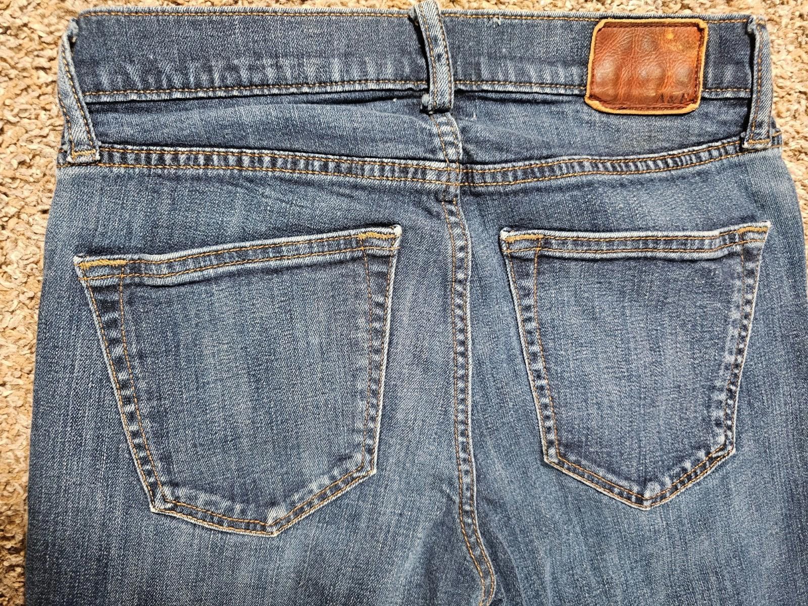 Abercrombie & Fitch Abercrombie & Fitch Felix Super Slim Stretch 28x30(28) Jeans Size US 28 / EU 44 - 6 Thumbnail