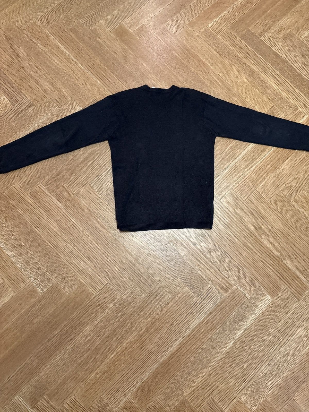 Giorgio Armani Giorgio Armani black linen/cotton sweater Size US M / EU 48-50 / 2 - 2 Thumbnail