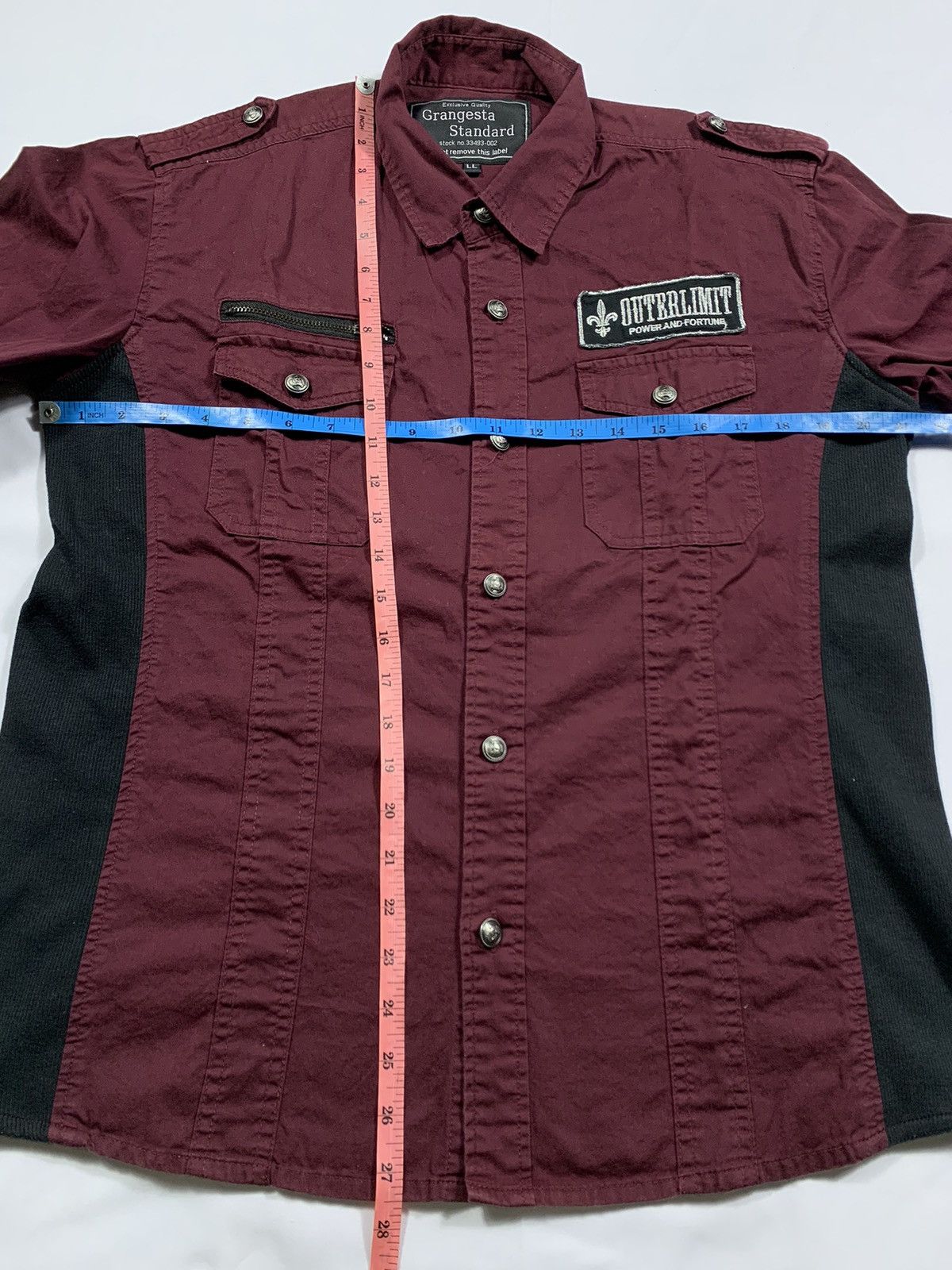 Hysteric Glamour × If Six Was Nine × Japanese Brand GRANGESTA STANDARD GOTHIC PUNK BUTTON SHIRT Size US L / EU 52-54 / 3 - 5 Thumbnail