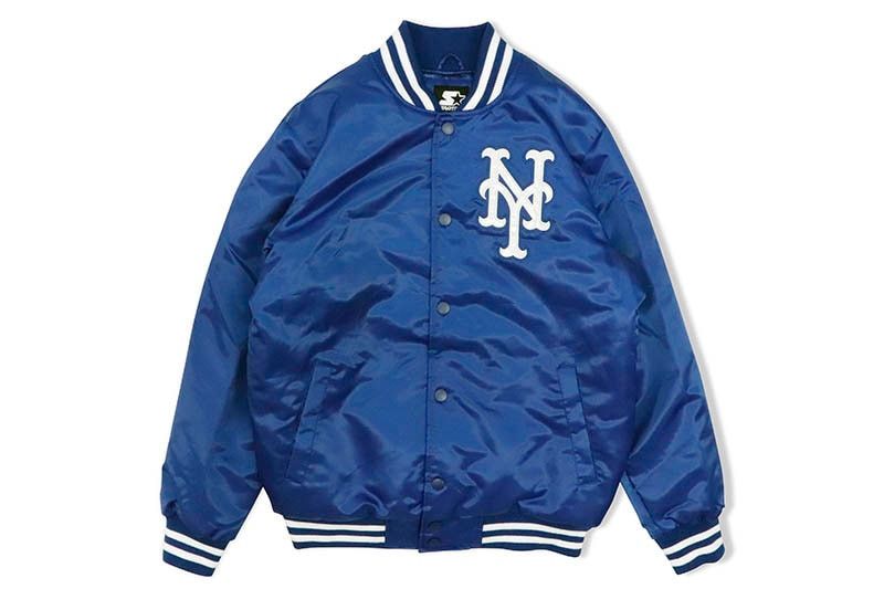 Starter Japan Exclusive New York Mets Starter Jacket Navy Blue Large Size US L / EU 52-54 / 3 - 1 Thumbnail