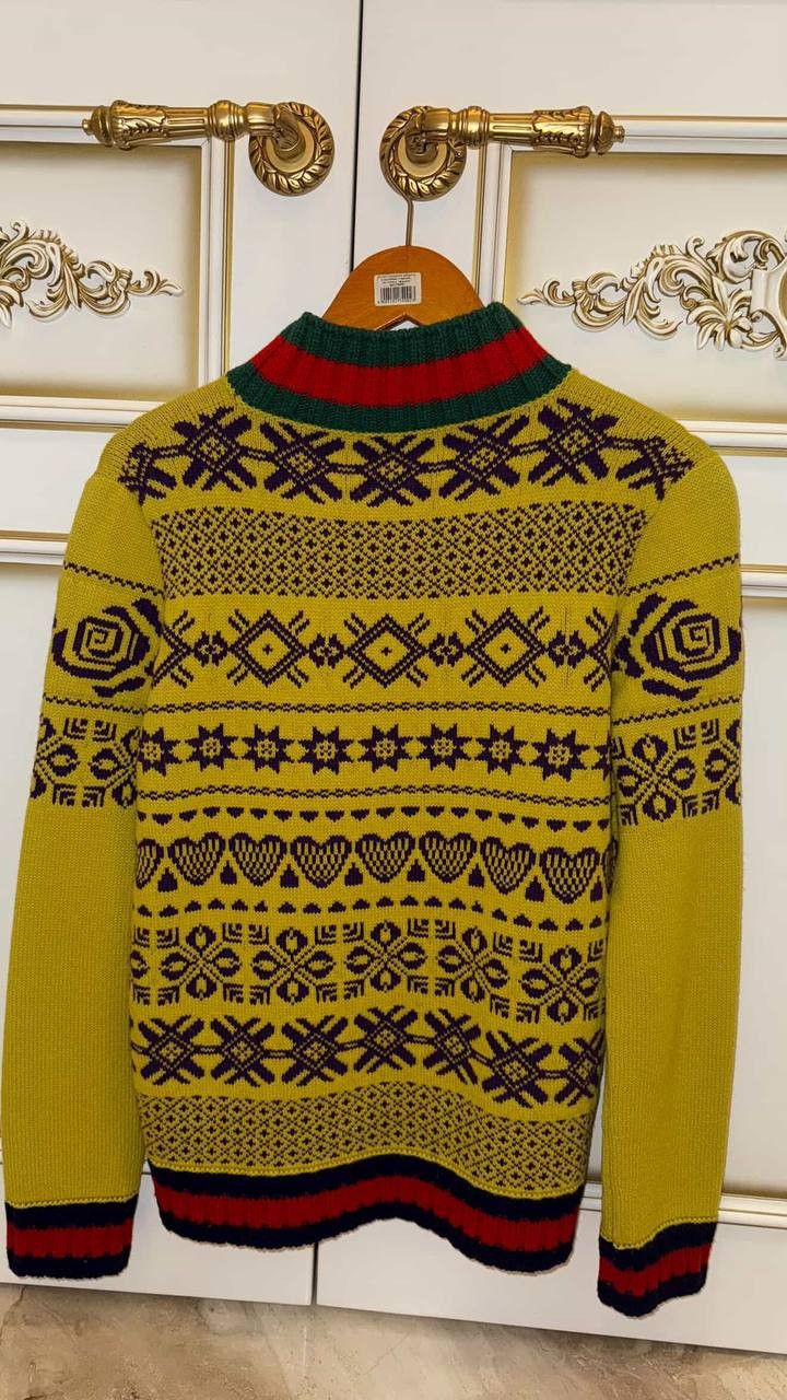 Gucci Gucci L' Aveugle Par Amour Printed Sweater Size XL / US 12-14 / IT 48-50 - 2 Thumbnail