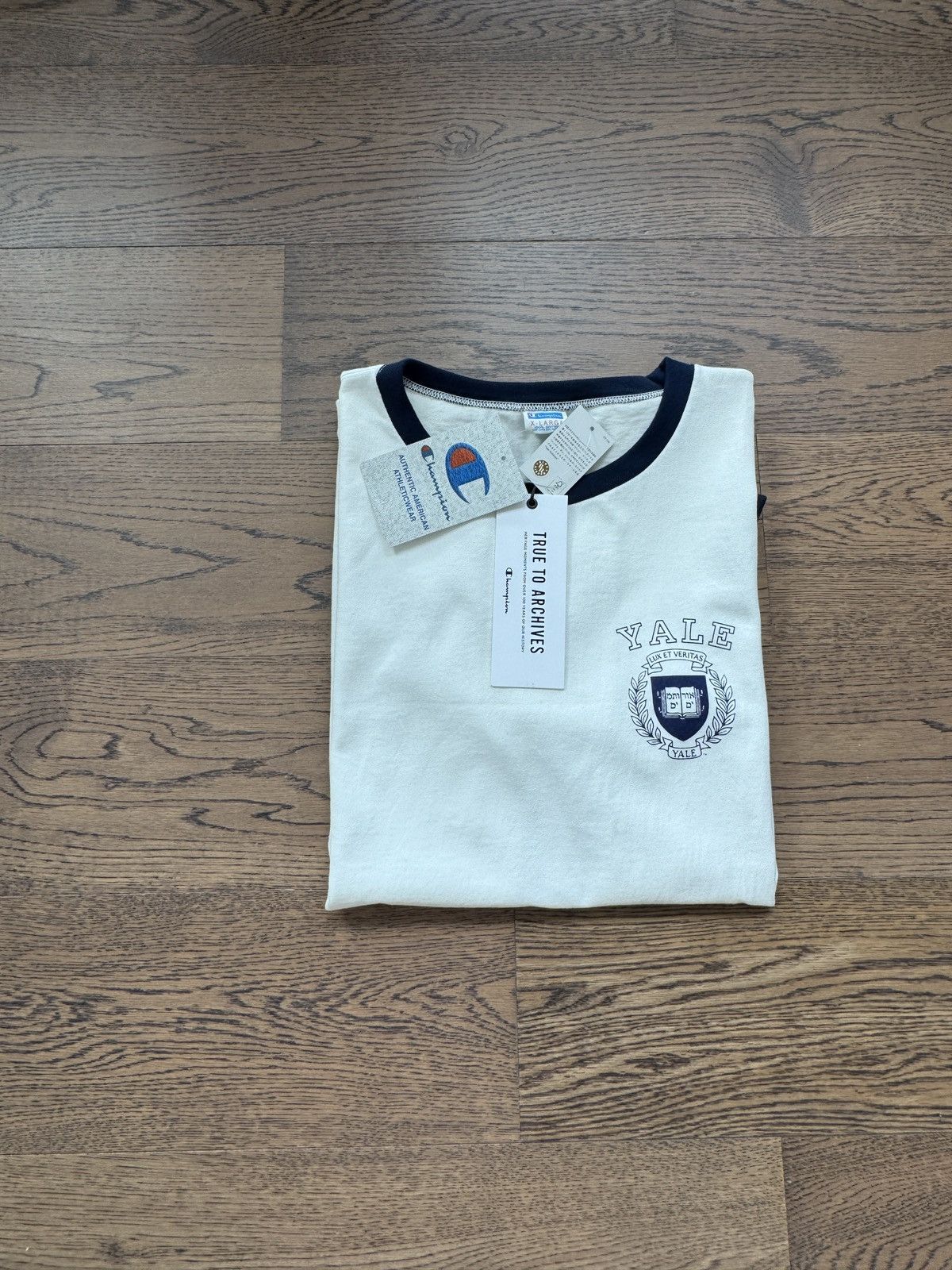 Champion Champion Japan Made True to Archives YALE University T Shirt Size US XL / EU 56 / 4 - 22 Thumbnail