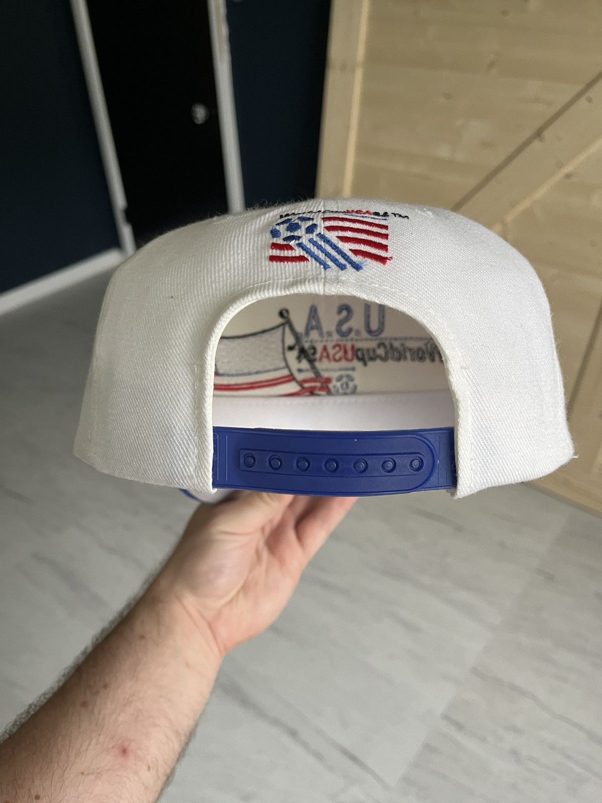 Sports Specialties Vintage 90’s World Cup Team USA 🇺🇸 Soccer SnapBack Hat Size ONE SIZE - 3 Thumbnail