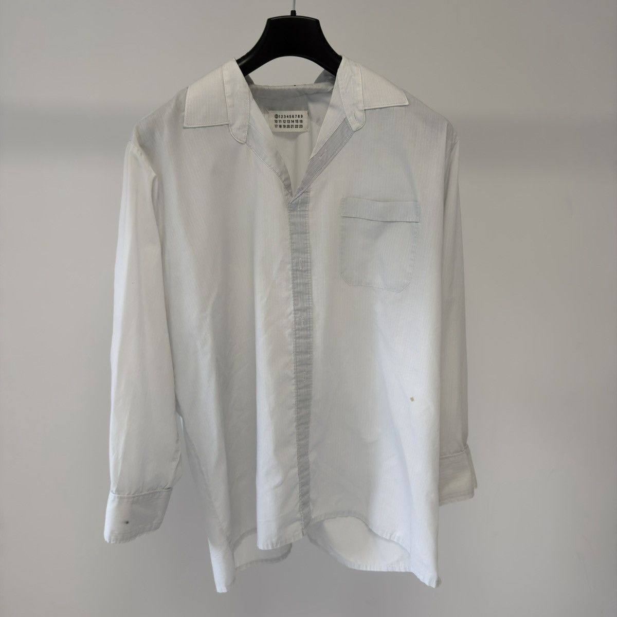 Maison Margiela S/S 1999 Artisanal ⓪ ‘Flat’ Shirt Size US L / EU 52-54 / 3 - 2 Thumbnail