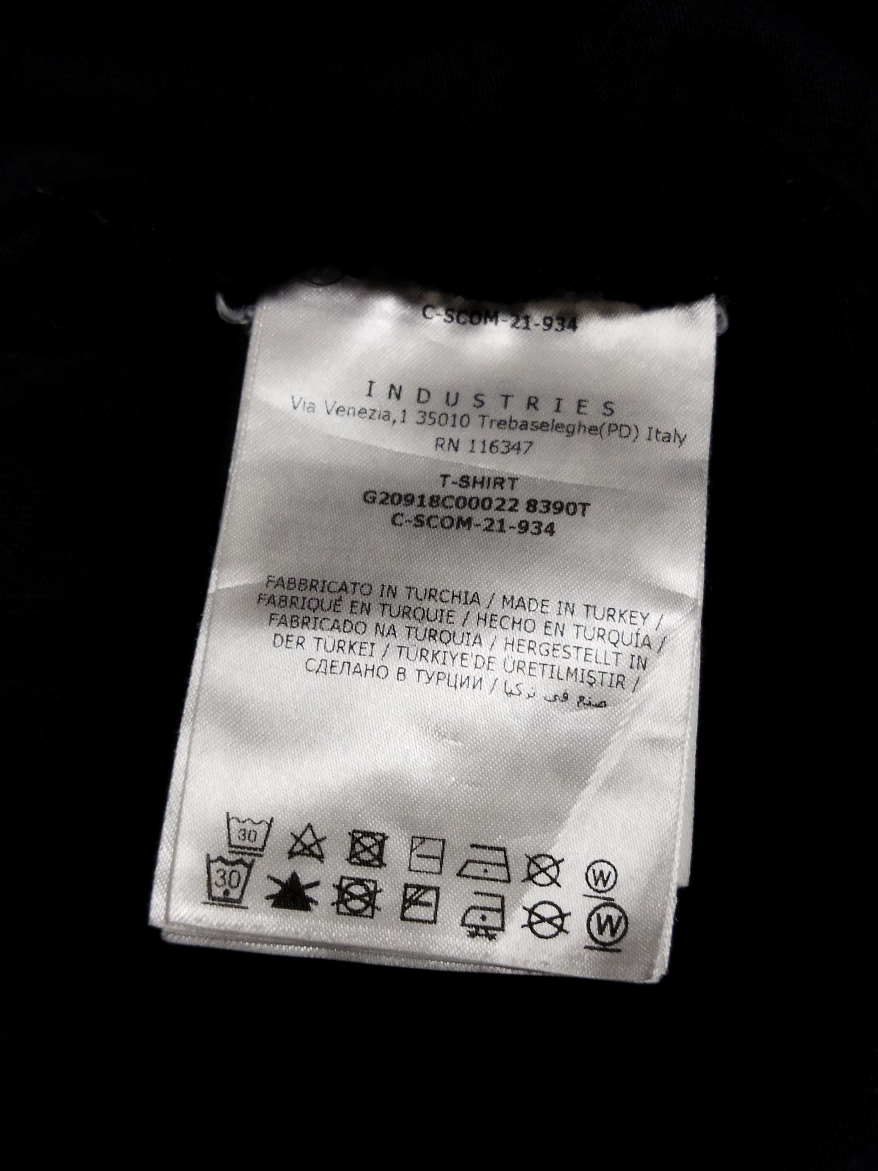 Moncler Moncler Spell Out Navy Logo Tee Size US L / EU 52-54 / 3 - 5 Thumbnail