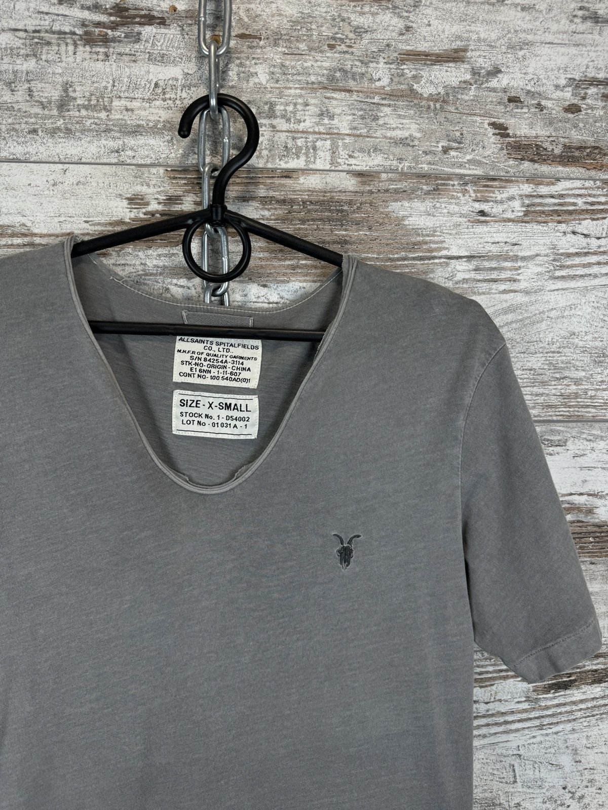 Allsaints × Japanese Brand Mens AllSaints Tonic Scoop T Shirt streetwear y2k Japanese Size US S / EU 44-46 / 1 - 3 Thumbnail