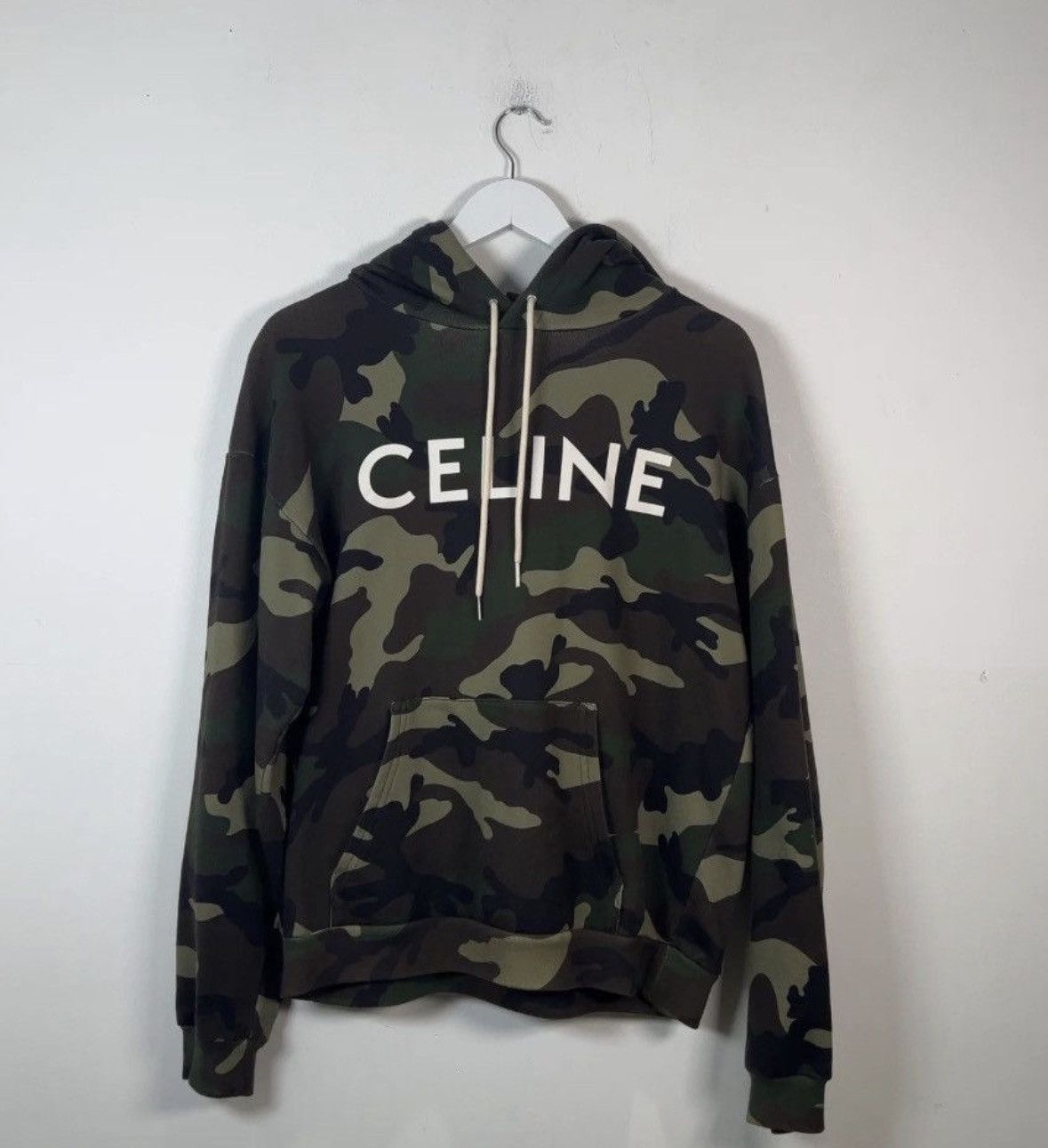 Celine Celine Camo Hoodie Size US S / EU 44-46 / 1 - 1 Thumbnail
