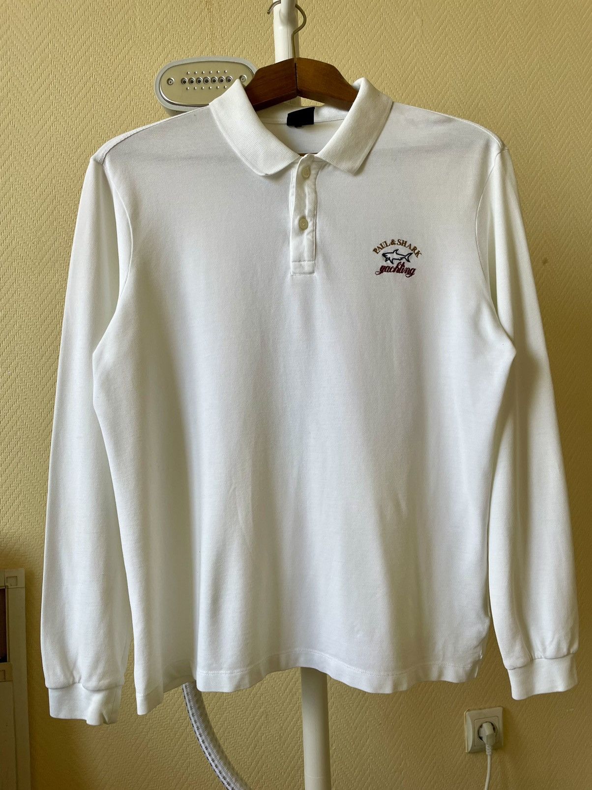 Paul & Shark Paul Shark Luxury White Long Sleeves Tshirt size L Size US L / EU 52-54 / 3 - 1 Thumbnail
