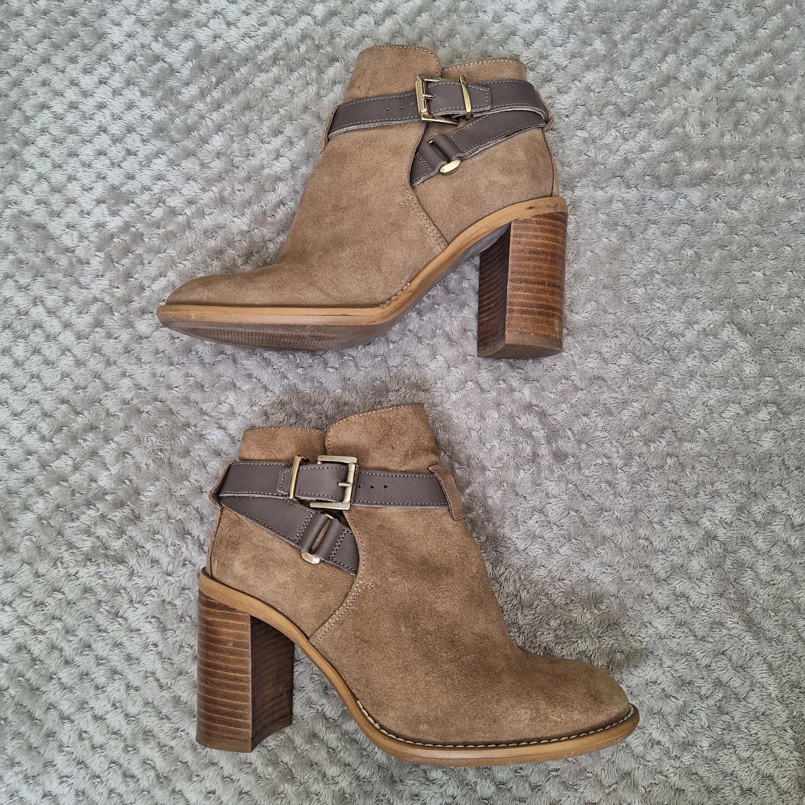 Kurt Geiger Kurt Geiger Suede Leather Ankle Boots with heels,size 36 Size US 8 / IT 38 - 1 Thumbnail