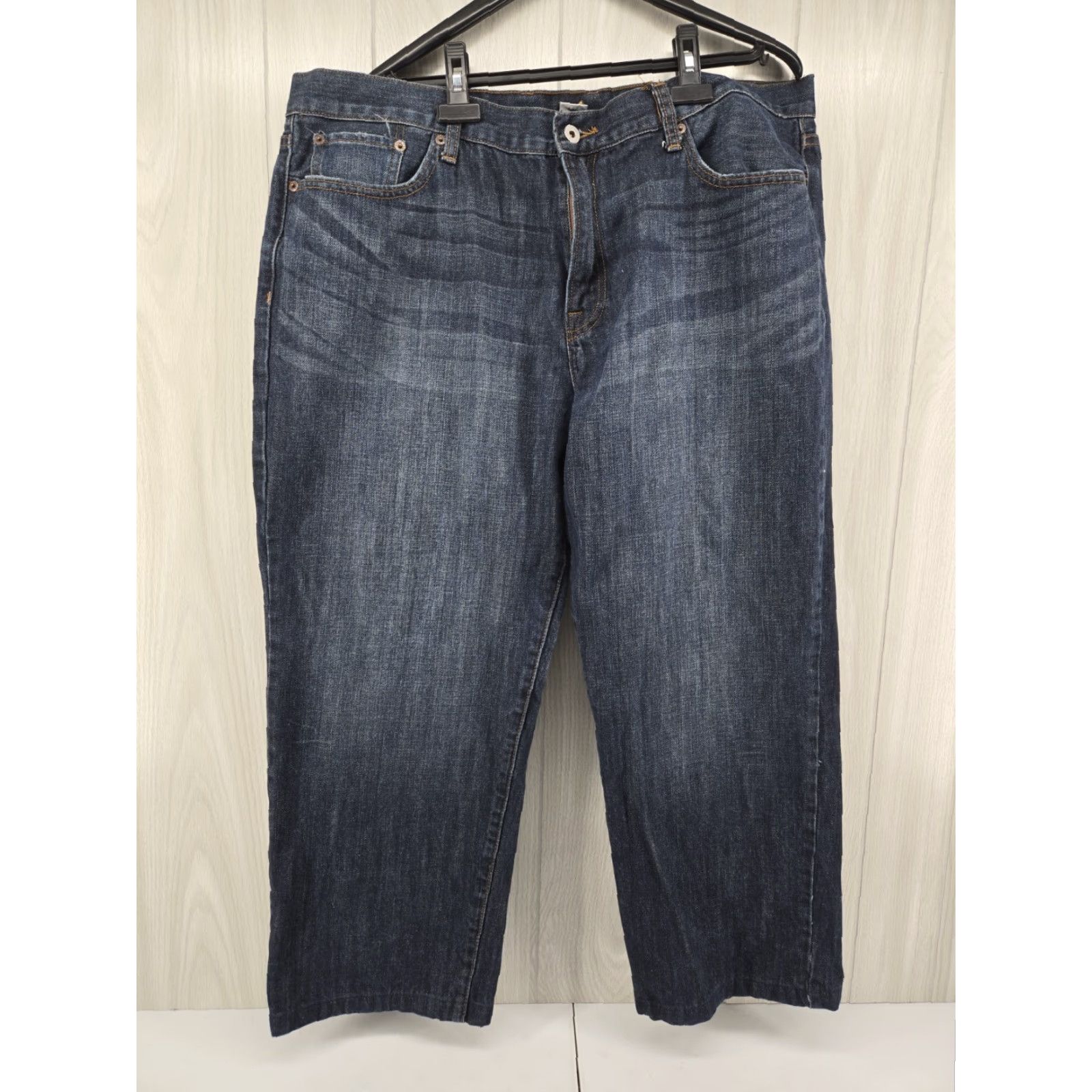 Lucky Brand Lucky Brand Jeans Mens Size 40 Blue Denim Straight Inseam 27" 40/27 Regular Size US 40 / EU 56 - 2 Thumbnail