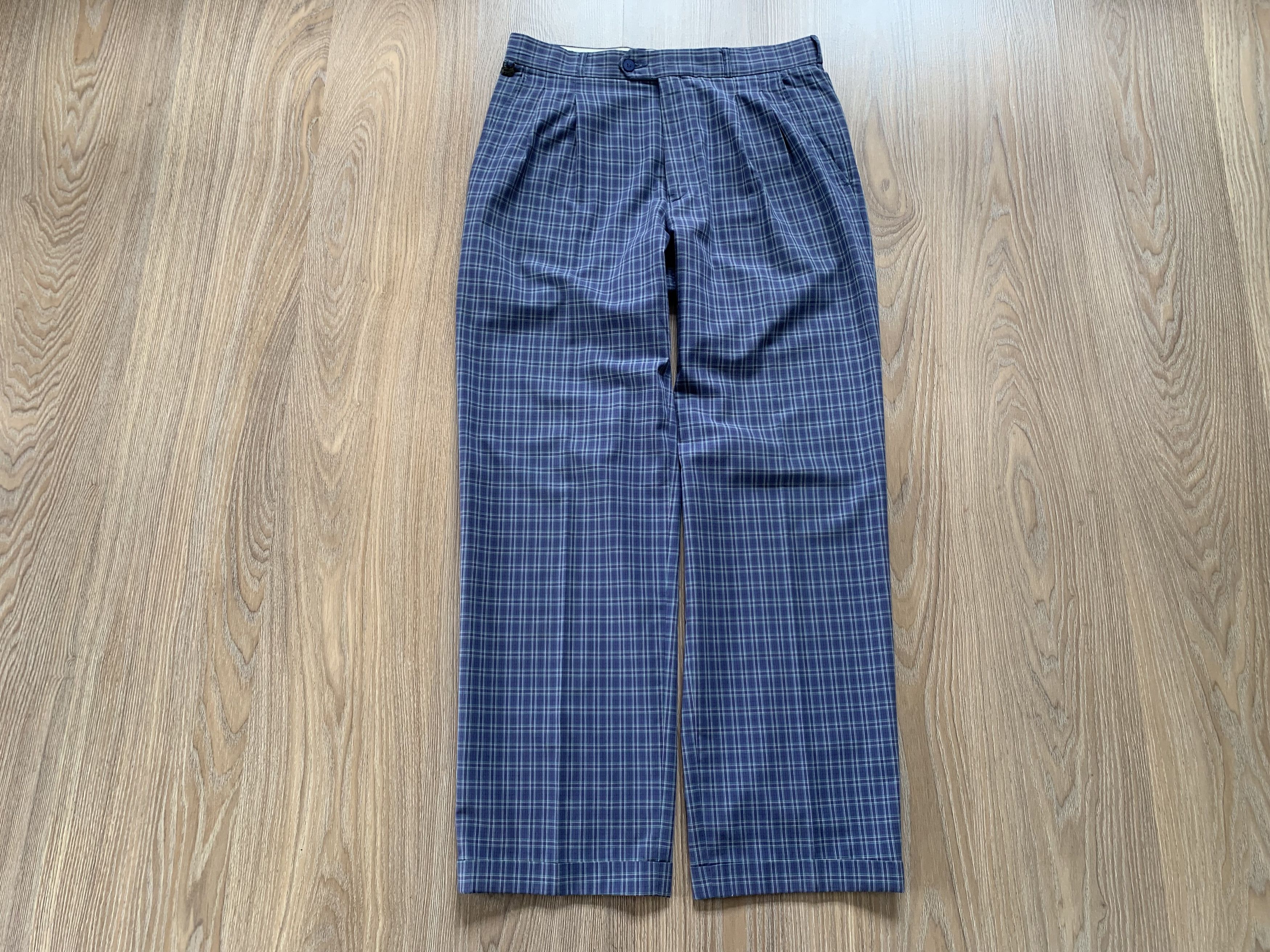 Lacoste Rare Lacoste Checkered Plaid Classic Pants Trousers Size US 33 - 2 Thumbnail