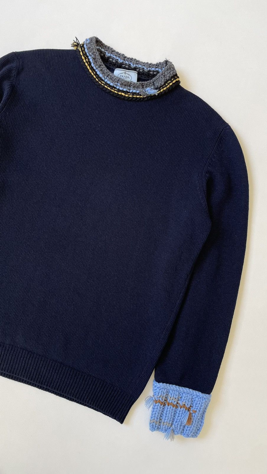 Prada A/W 17 ‘Frankenstein Stitch’ Sweater Size US M / EU 48-50 / 2 - 5 Thumbnail