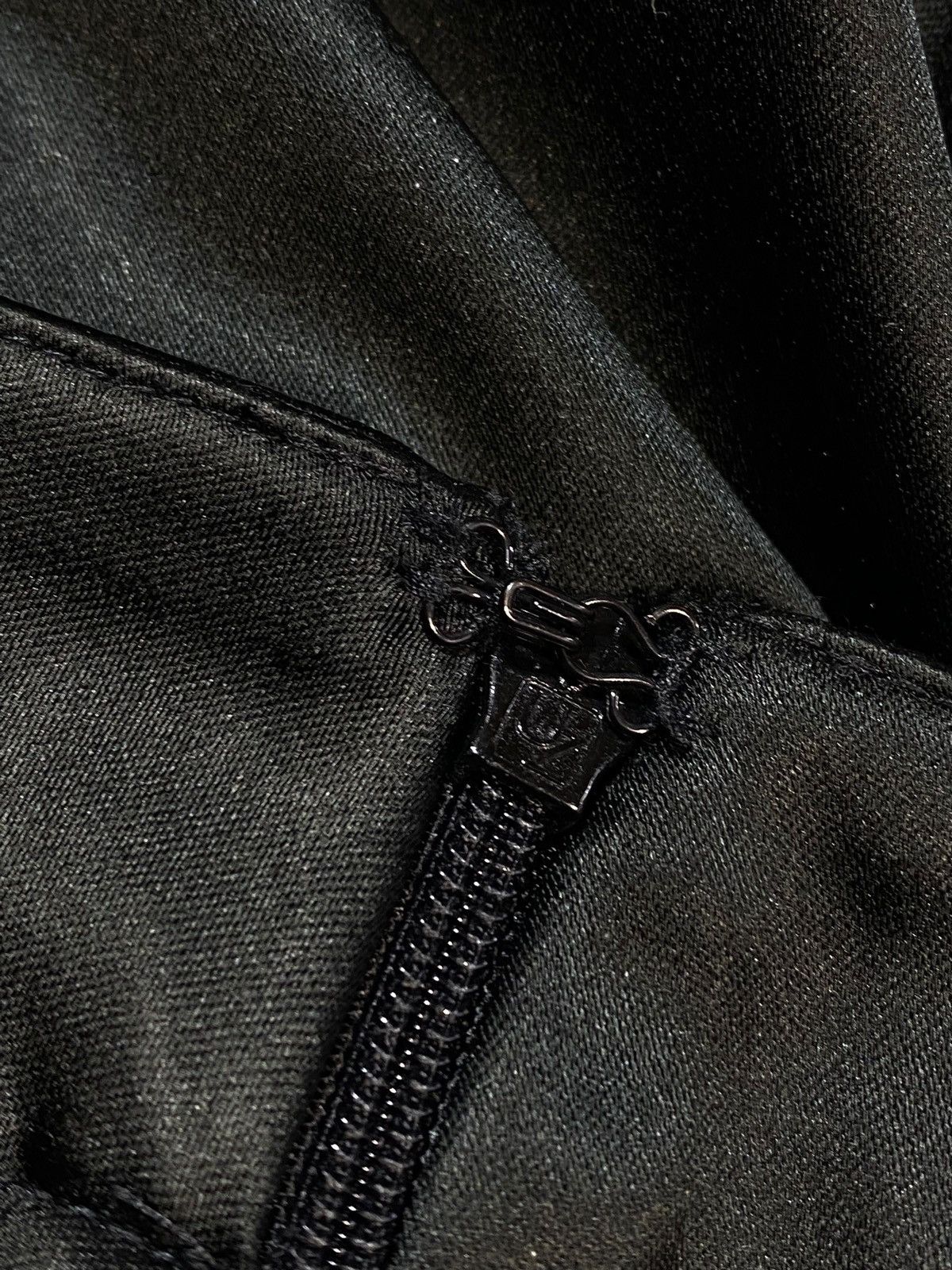 John Galliano Galliano Black Acetate Nylon Slim Pants Size 30" / US 8 / IT 44 - 21 Thumbnail