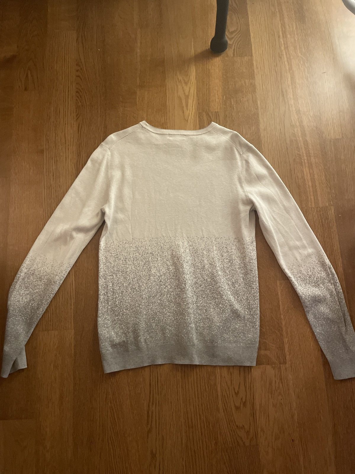 Calvin Klein Calvin Klein White/Gray sweater Size US S / EU 44-46 / 1 - 2 Thumbnail