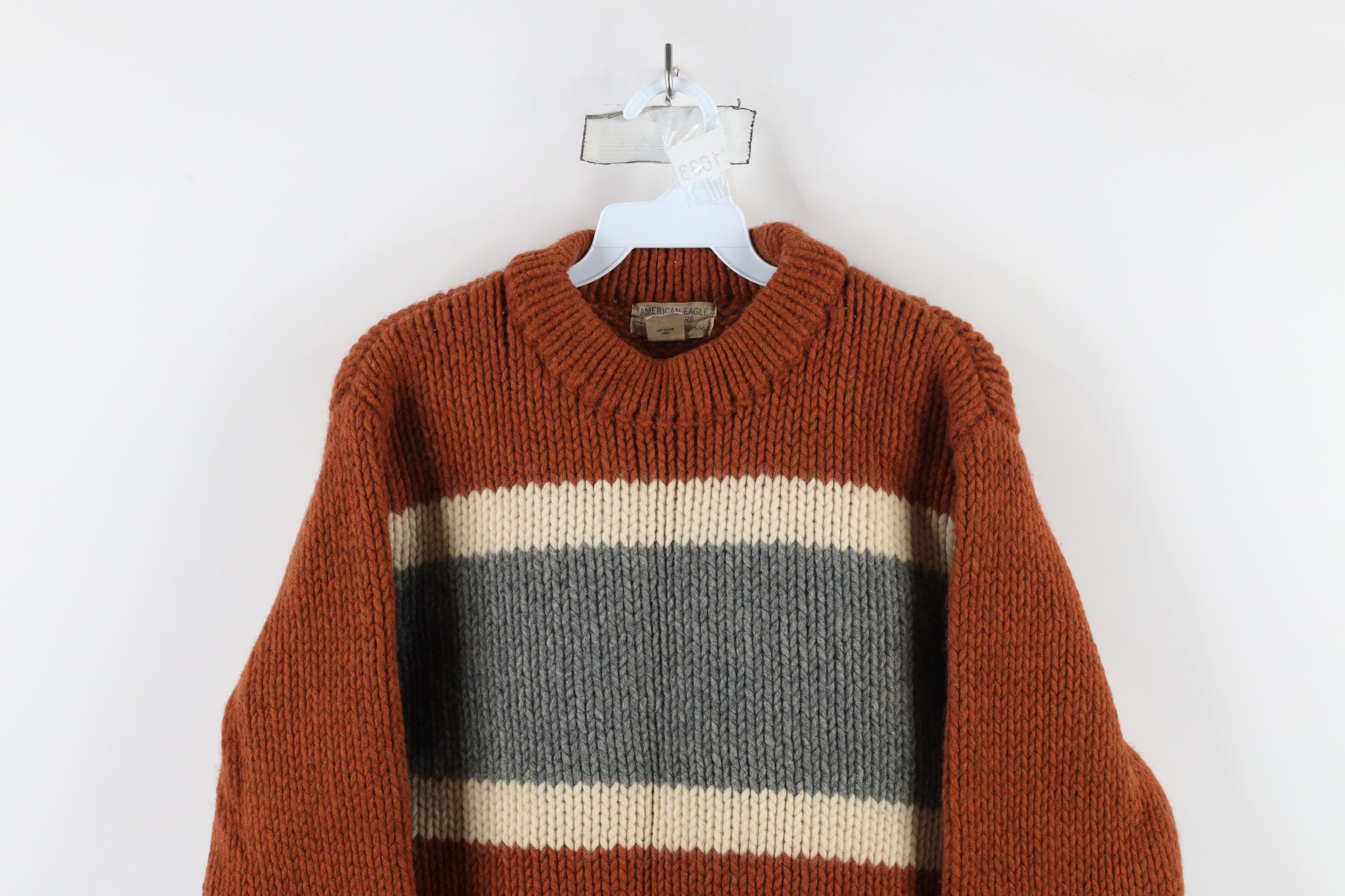 American Eagle Outfitters × Vintage Vintage 90s American Eagle Outfitters Lambswool Knit Sweater Size M / US 6-8 / IT 42-44 - 2 Thumbnail