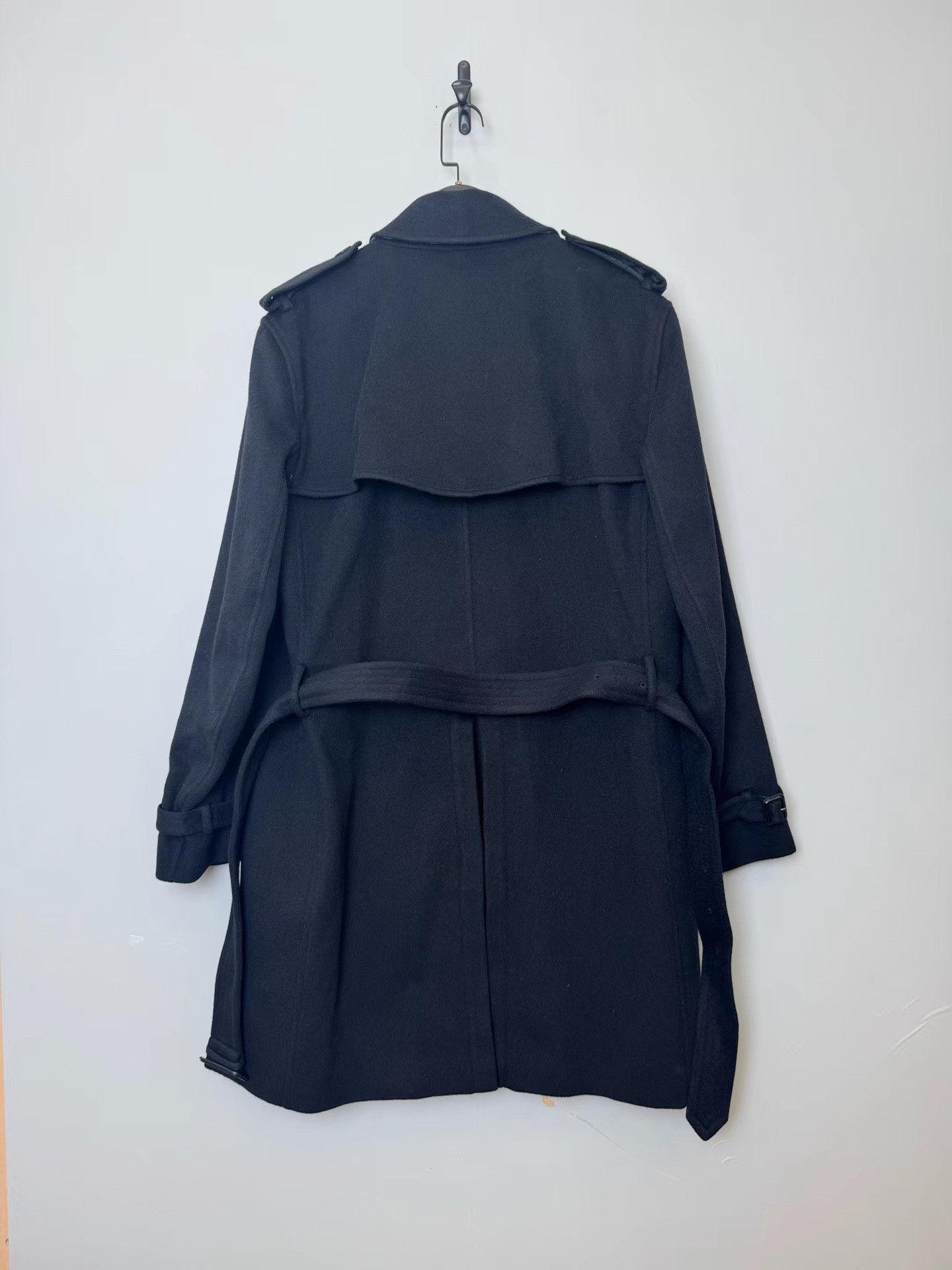 Burberry Burberry 100% Cashmere Lapel Coat K36 Size US L / EU 52-54 / 3 - 2 Thumbnail