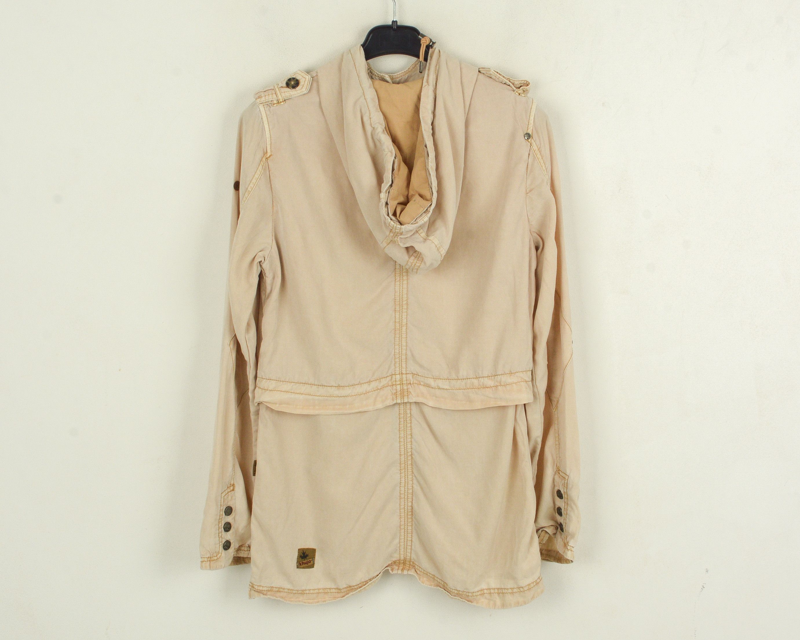khujo Vintage Inspired Womens M Jacket Coat Hooded Outerwear Size M / US 6-8 / IT 42-44 - 3 Thumbnail