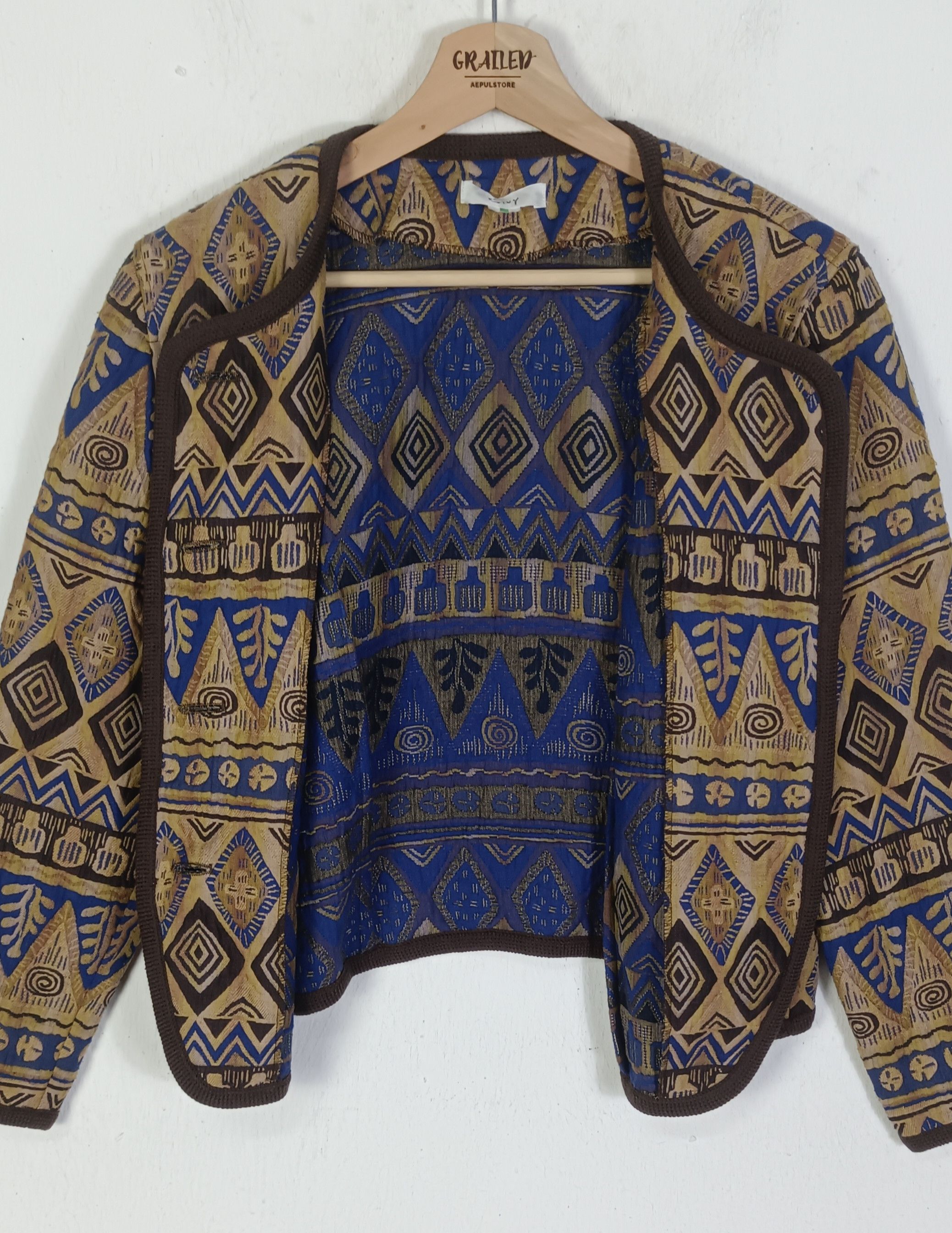 Japanese Brand Vintage Givy Art Navajo Womens Jacket Size M / US 6-8 / IT 42-44 - 2 Thumbnail
