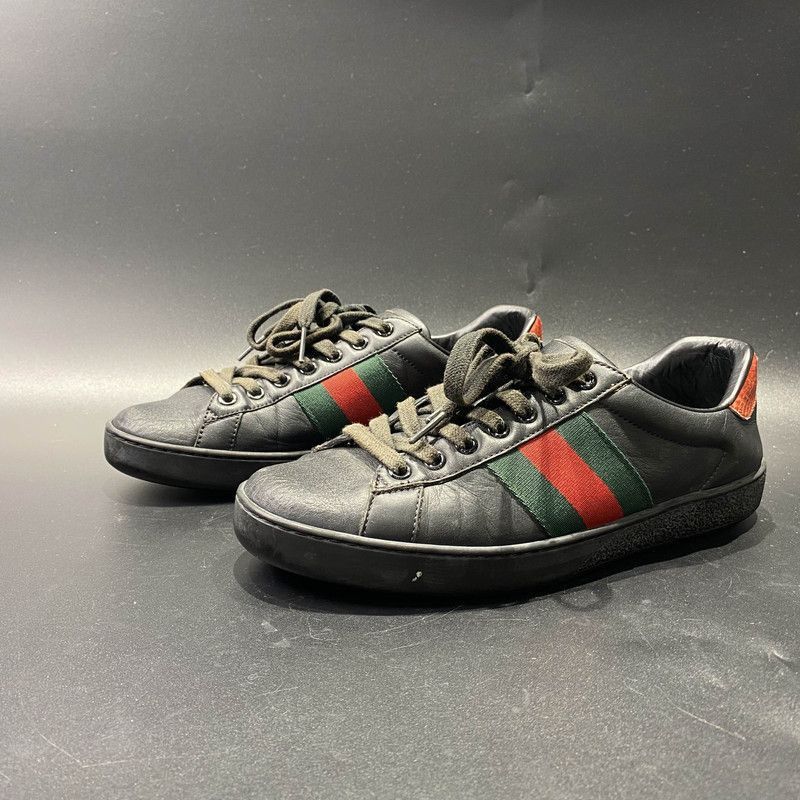 Gucci Gucci Ace Stripe Low-Top Sneakers for Men Size US 7.5 / EU 40-41 - 1 Thumbnail