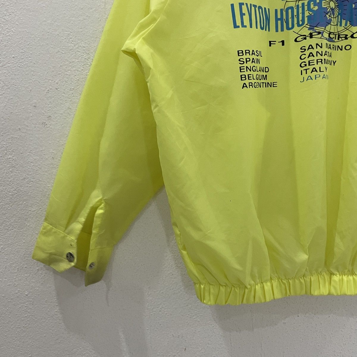 Japanese Brand Vintage Leyton House Racing Team Jacket Size US L / EU 52-54 / 3 - 3 Thumbnail
