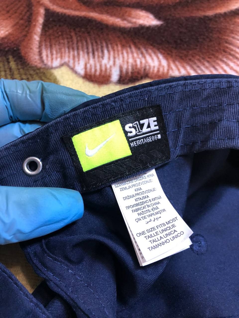 Nike Vintage Nike Swoosh Cotton Baseball Cap Size ONE SIZE - 3 Thumbnail