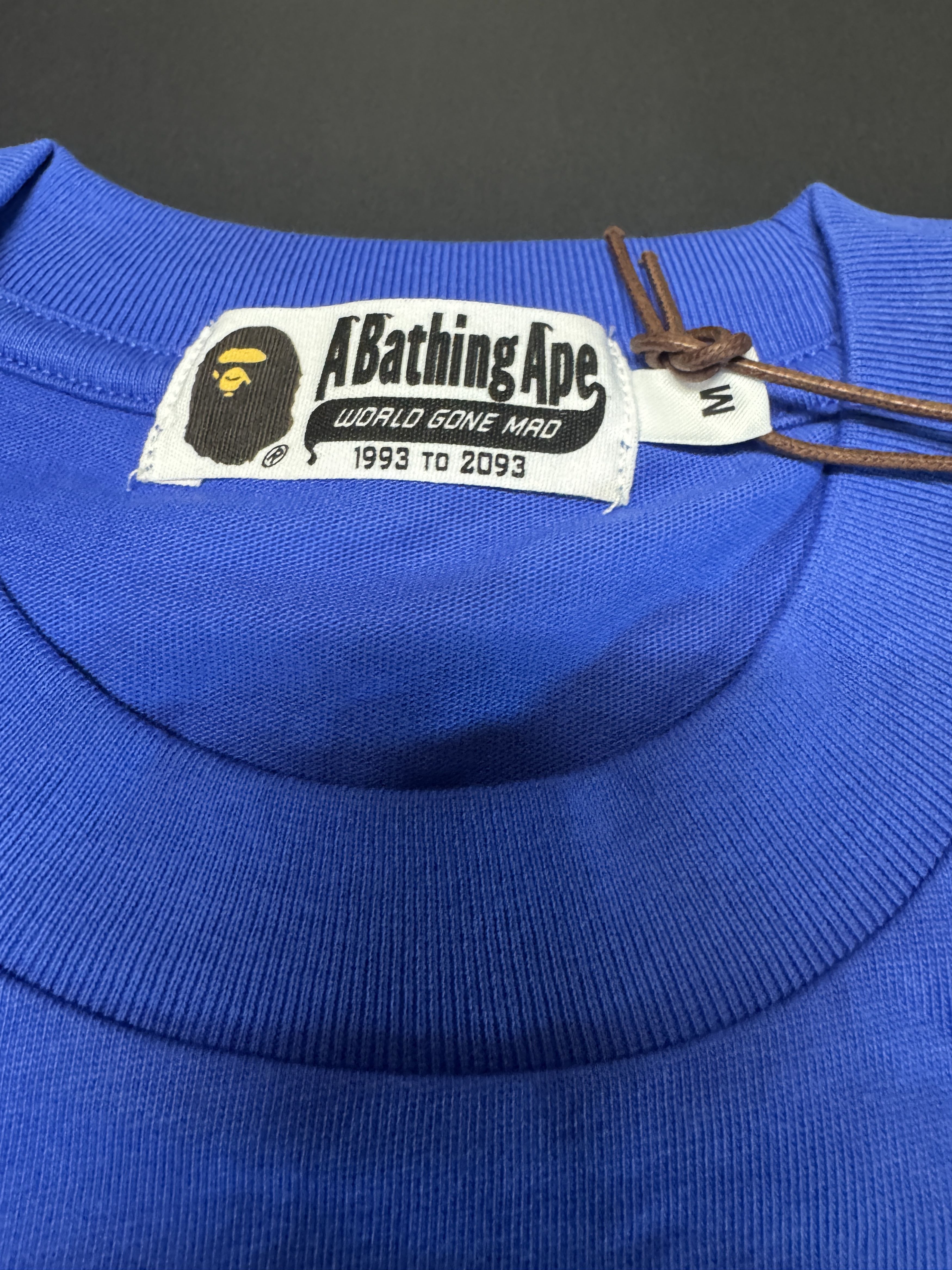 Bape BAPE Ape Head Relaxed Fit Tee Blue Size US M / EU 48-50 / 2 - 3 Thumbnail