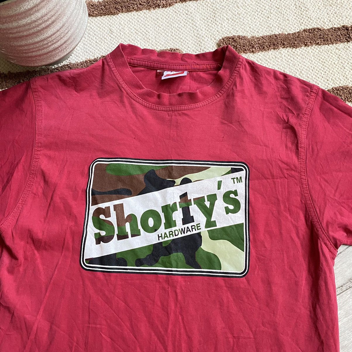 Shorty's Skateboards VINTAGE SHORTY’S SKATEBOARDS BIG CAMO LOGO T SHIRT Size US M / EU 48-50 / 2 - 2 Thumbnail