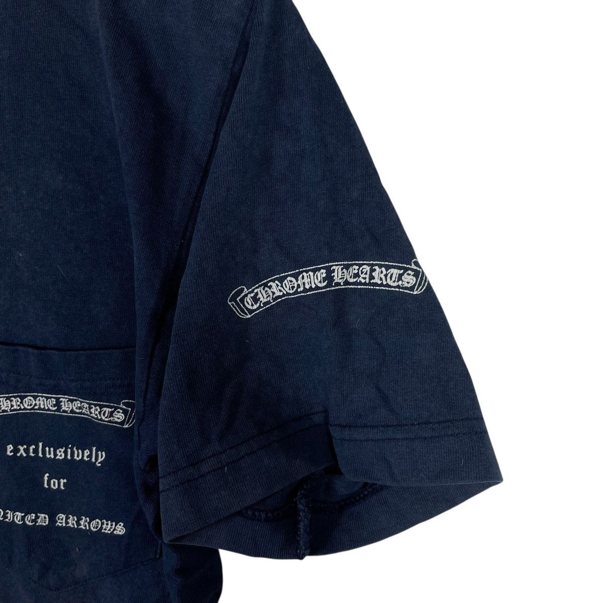 Chrome Hearts Chrome Hearts×United Arrows Pocket T-Shirt Dagger Back Print Size US S / EU 44-46 / 1 - 6 Thumbnail