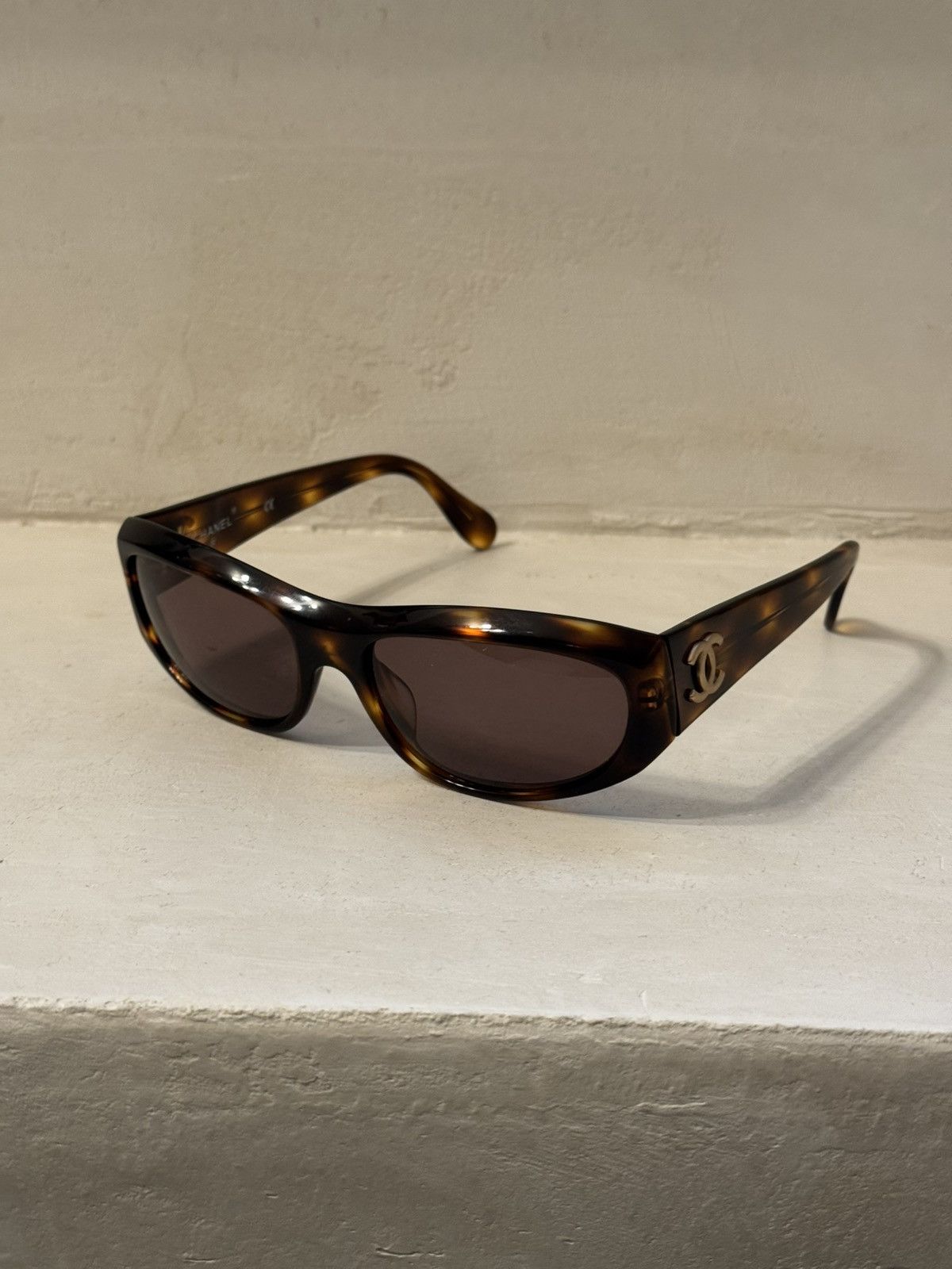 ❌SOLD❌ Vintage Chanel Sunglasses Y2K Brown tortoiseshell