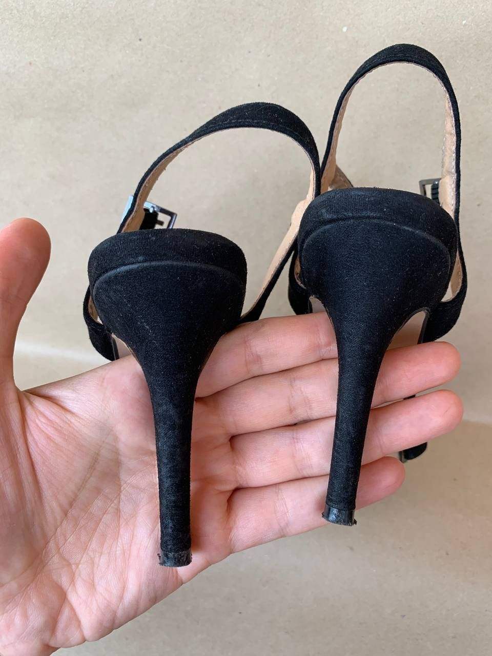 Buffalo London × Vintage Buffalo vintage Y2K black slingback sandals Size US 5 / IT 35 - 5 Thumbnail