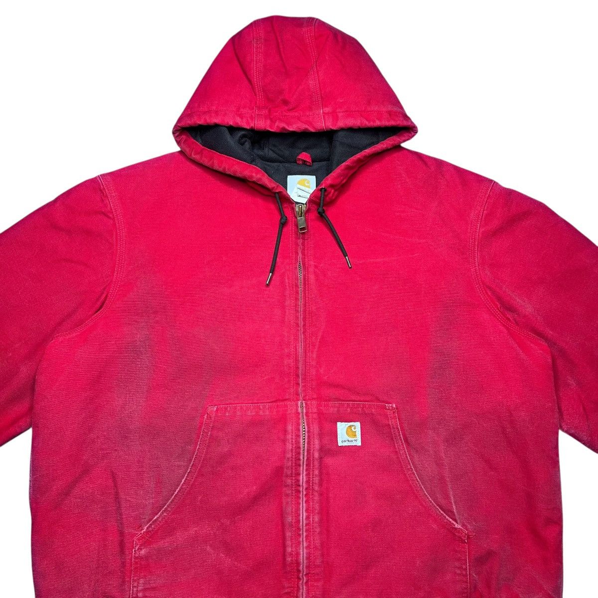 Carhartt Vintage Carhartt J140 Red Men’s Hooded Quilt Lined Jacket Size US XL / EU 56 / 4 - 5 Thumbnail