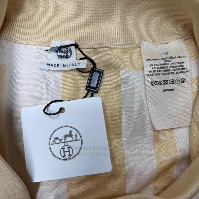 Hermes Hermes Beige Knit Long Skirt Size 26" / US 2 / IT 38 - 4 Thumbnail