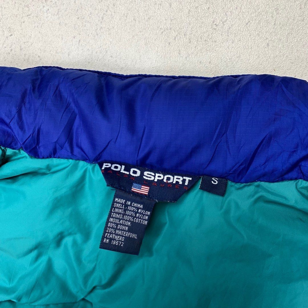 Polo Ralph Lauren Vintage Polo Ralph Lauren Puffer Jacket Rare Design Size US S / EU 44-46 / 1 - 6 Thumbnail