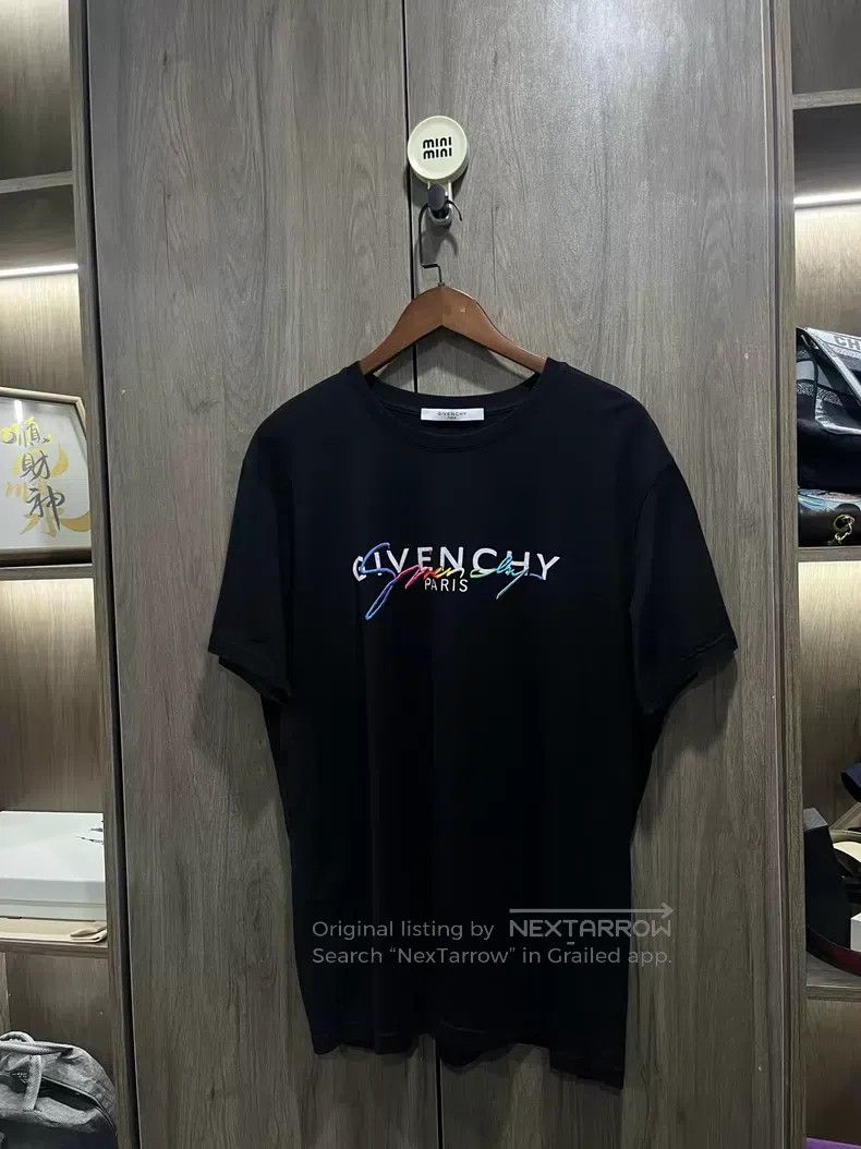 Givenchy Givenchy Rainbow embroidery short sleeve Size US L / EU 52-54 / 3 - 2 Thumbnail