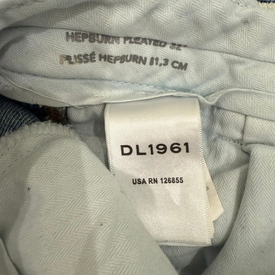 DL1961 DL1961 Hepburn Wide Leg High Rise Pleated Jeans, Size 29 Size 29" - 9 Thumbnail
