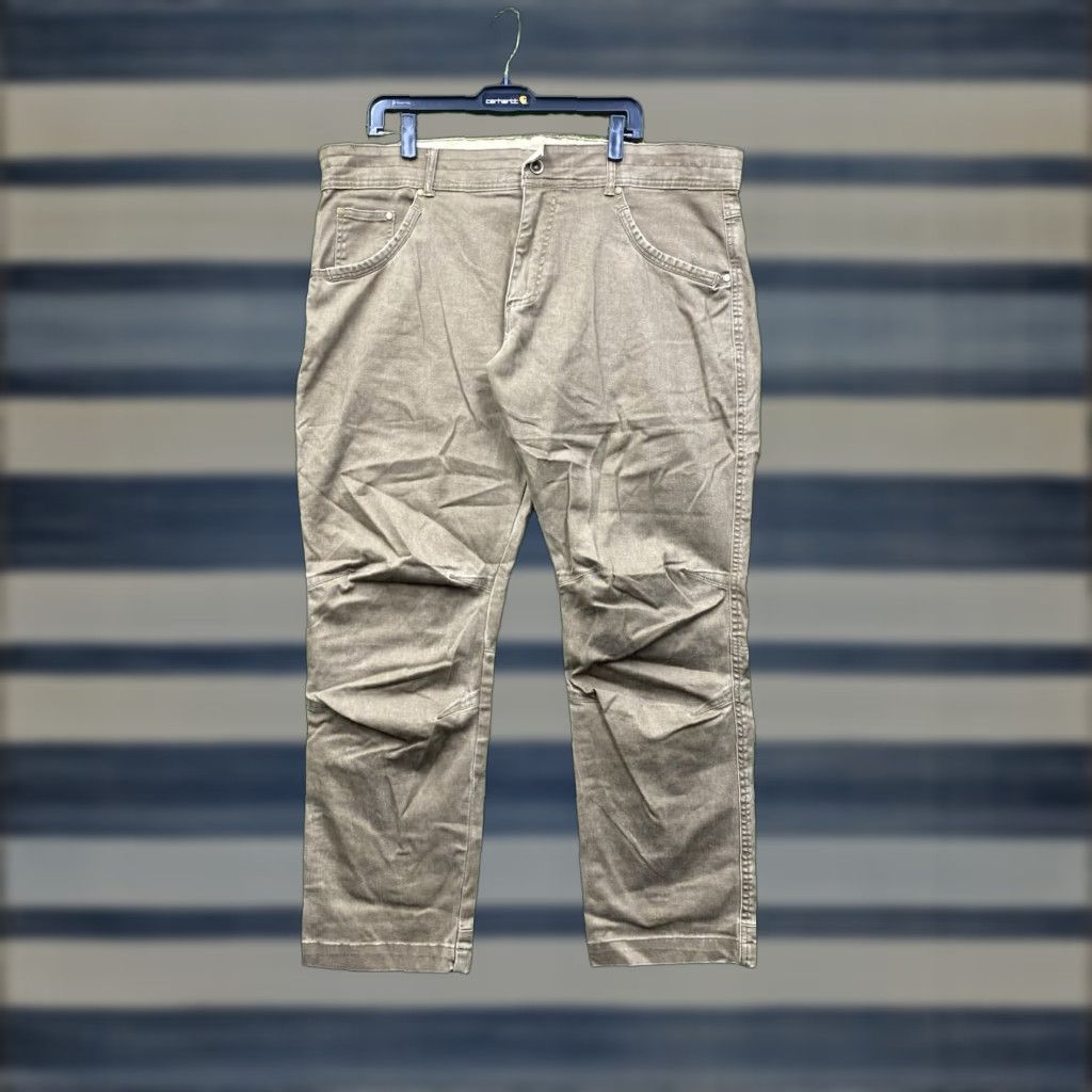 Vintage Natural Gear Hunting Pants Mens 40x32 Cargo Lightweight Ripstop Workwear Beige Cotton Polyester Relaxed Straight Cargo Pocket Logo 40 in Size US 40 / EU 56 - 1 Thumbnail