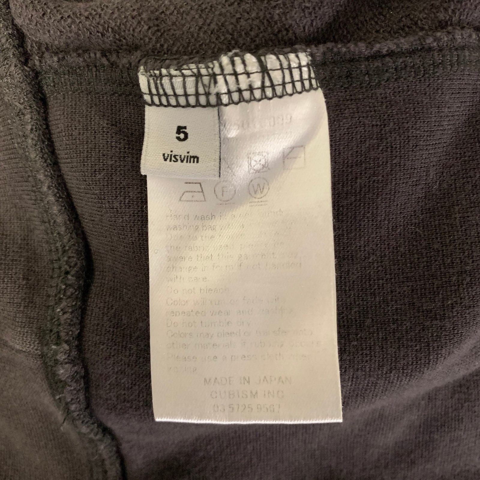 Visvim VISVIM Size XL Grey Wash Cotton Hoodie Sweatshirt Size US XXL / EU 58 / 5 - 6 Thumbnail