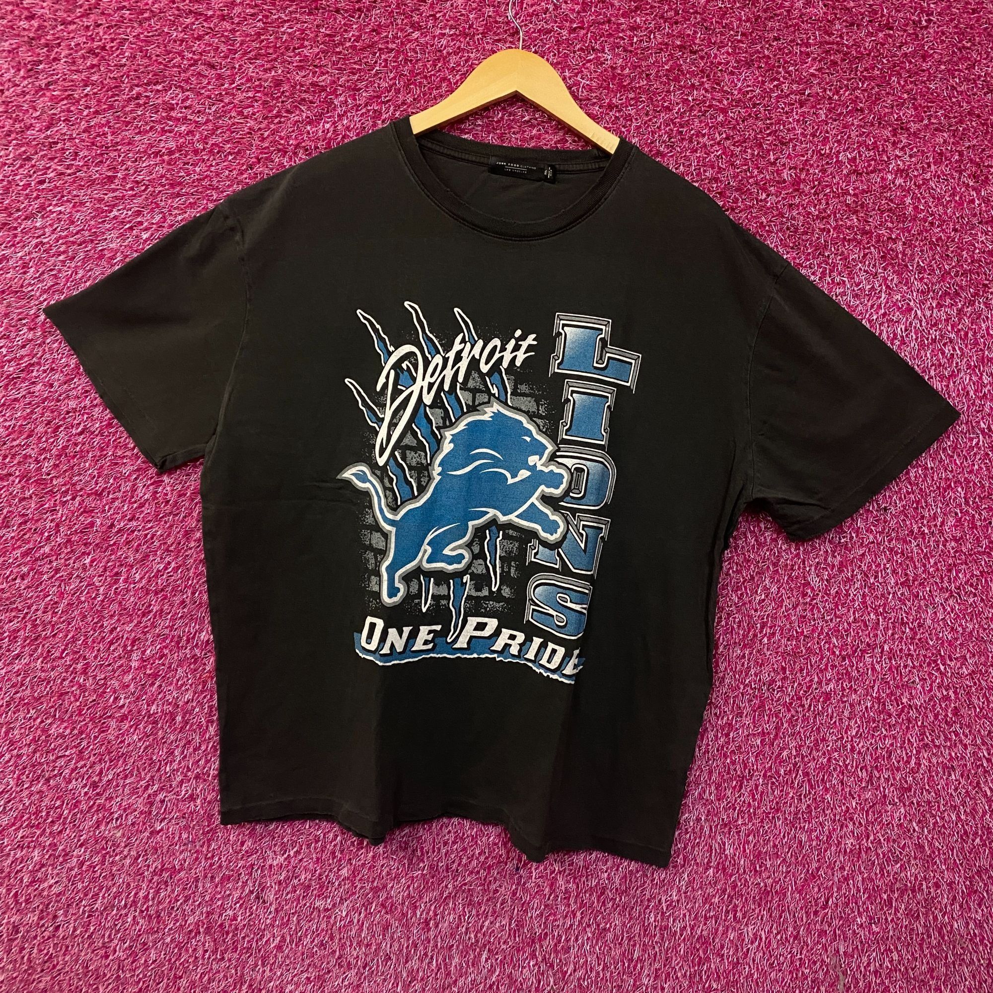 Junk Food Junk Food Clothing Detroit Lions "One Pride" Vintage-Style T Size US XXL / EU 58 / 5 - 3 Thumbnail