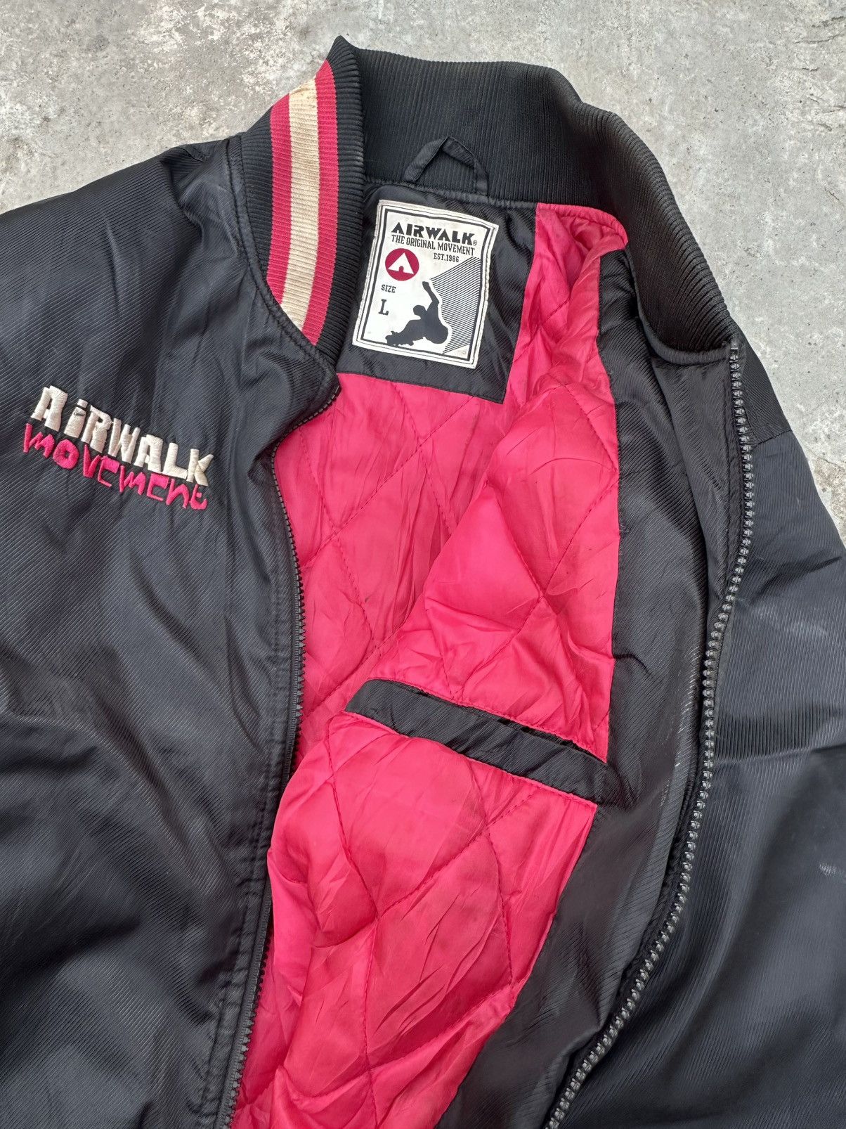 Airwalk VintageY2k Airwalk Bomber Jacket Skatewear Size US XL / EU 56 / 4 - 7 Thumbnail